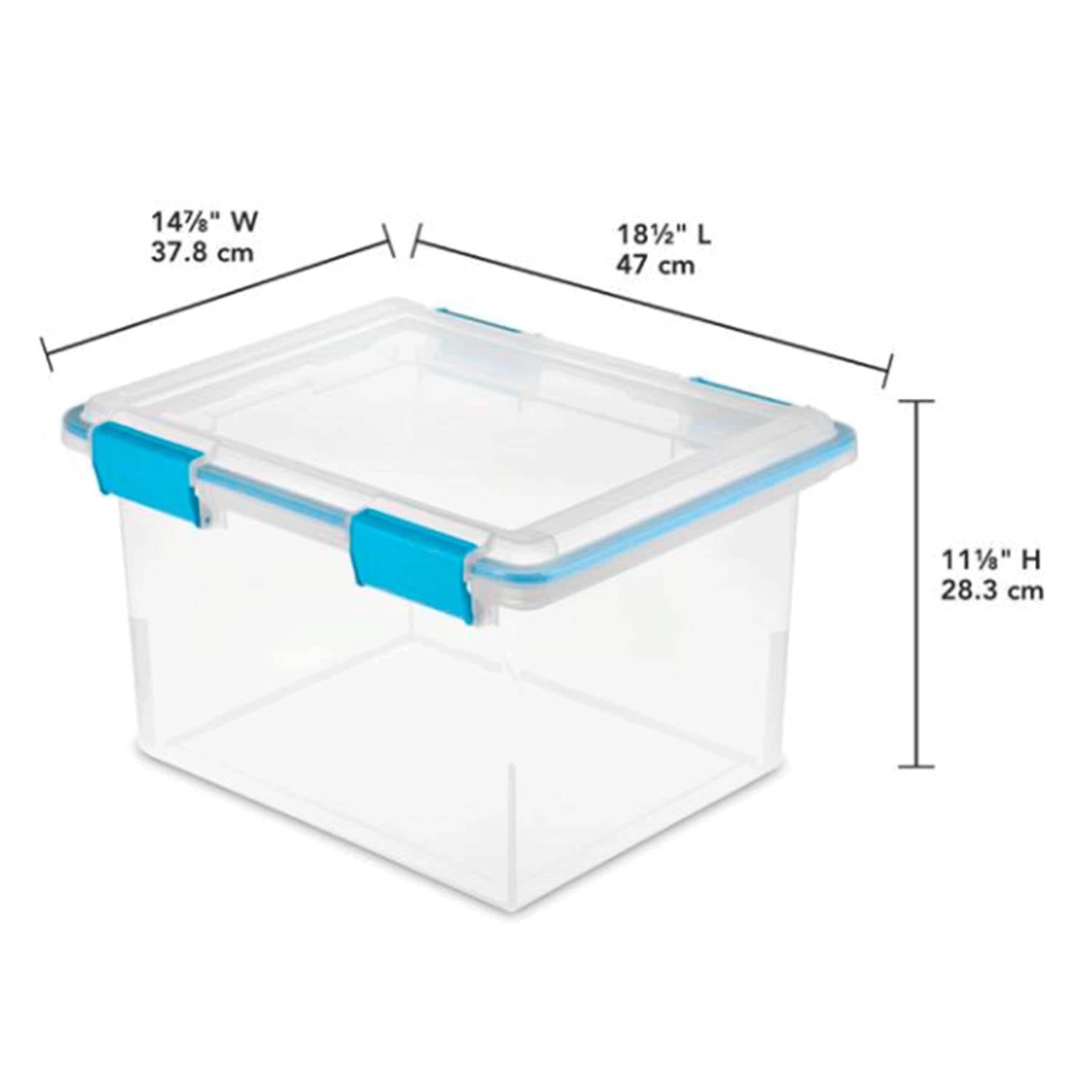 sterilite-32-quart-clear-stackable-storage-container-with-latching-lid-4-pack image 7