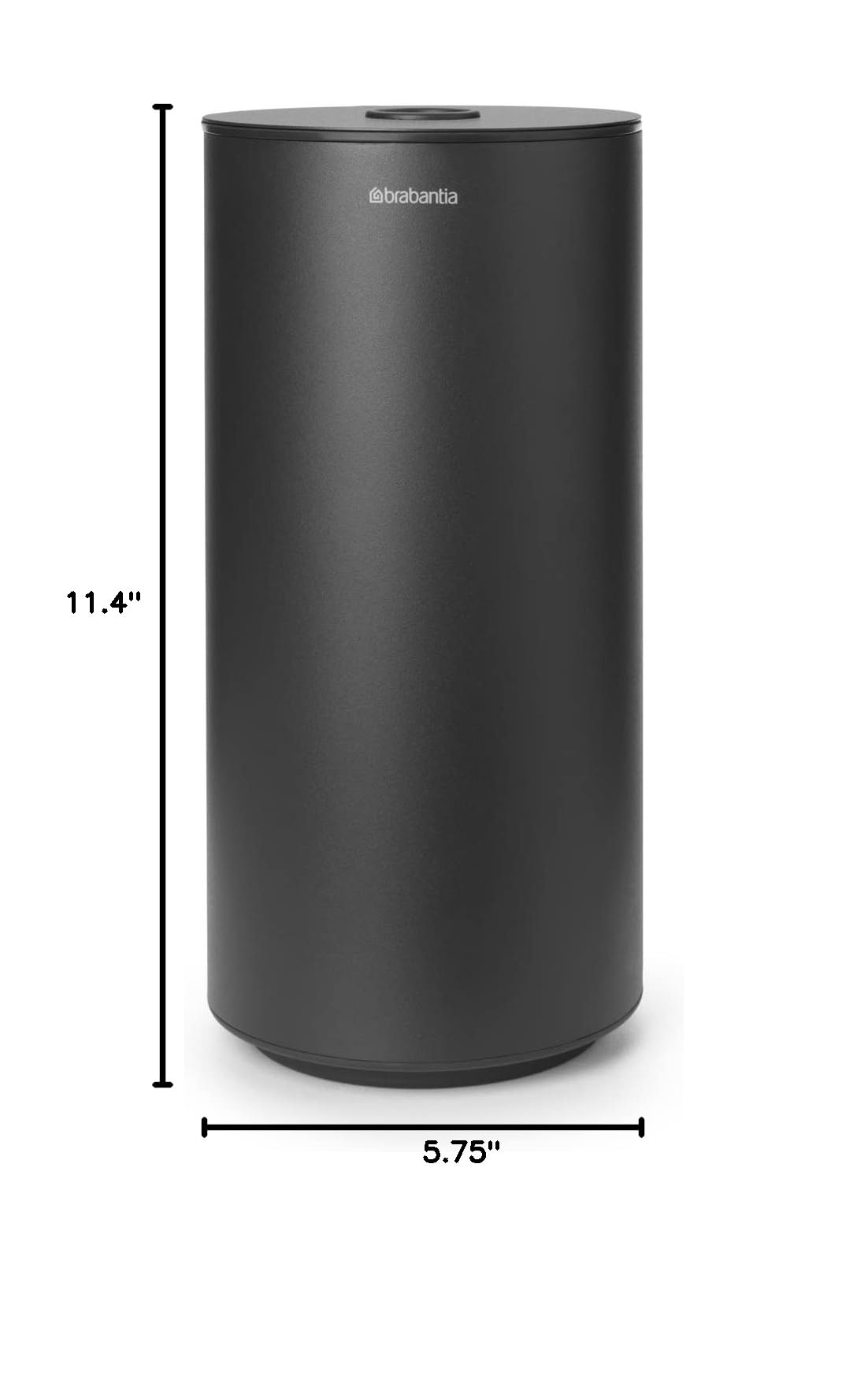 brabantia-mindset-toilet-roll-dispenser-mineral-infinite-gray-wall-mountable image 8