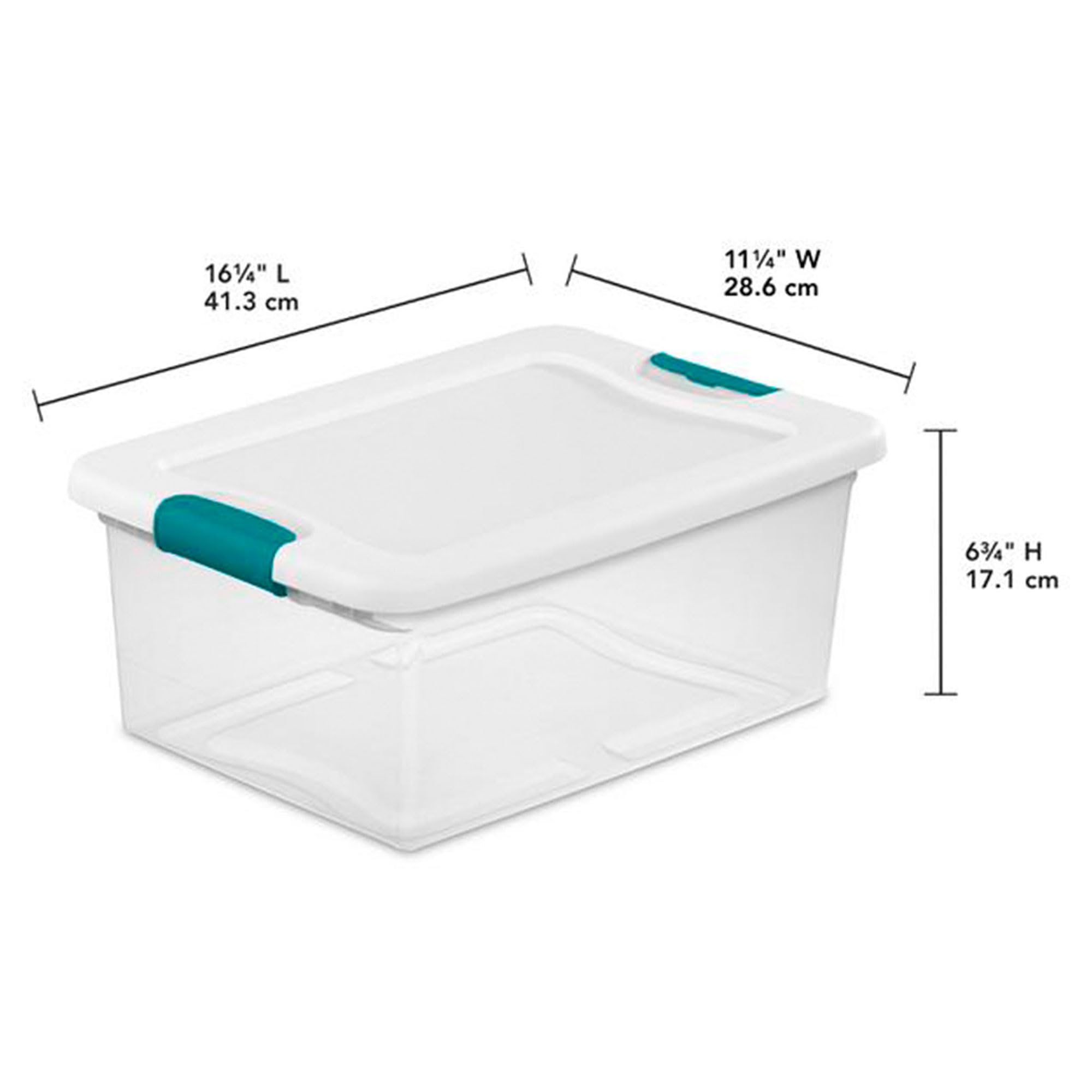 sterilite-32-quart-15-quart-latch-lid-storage-container-tote-set-6-large-12-smal image 3