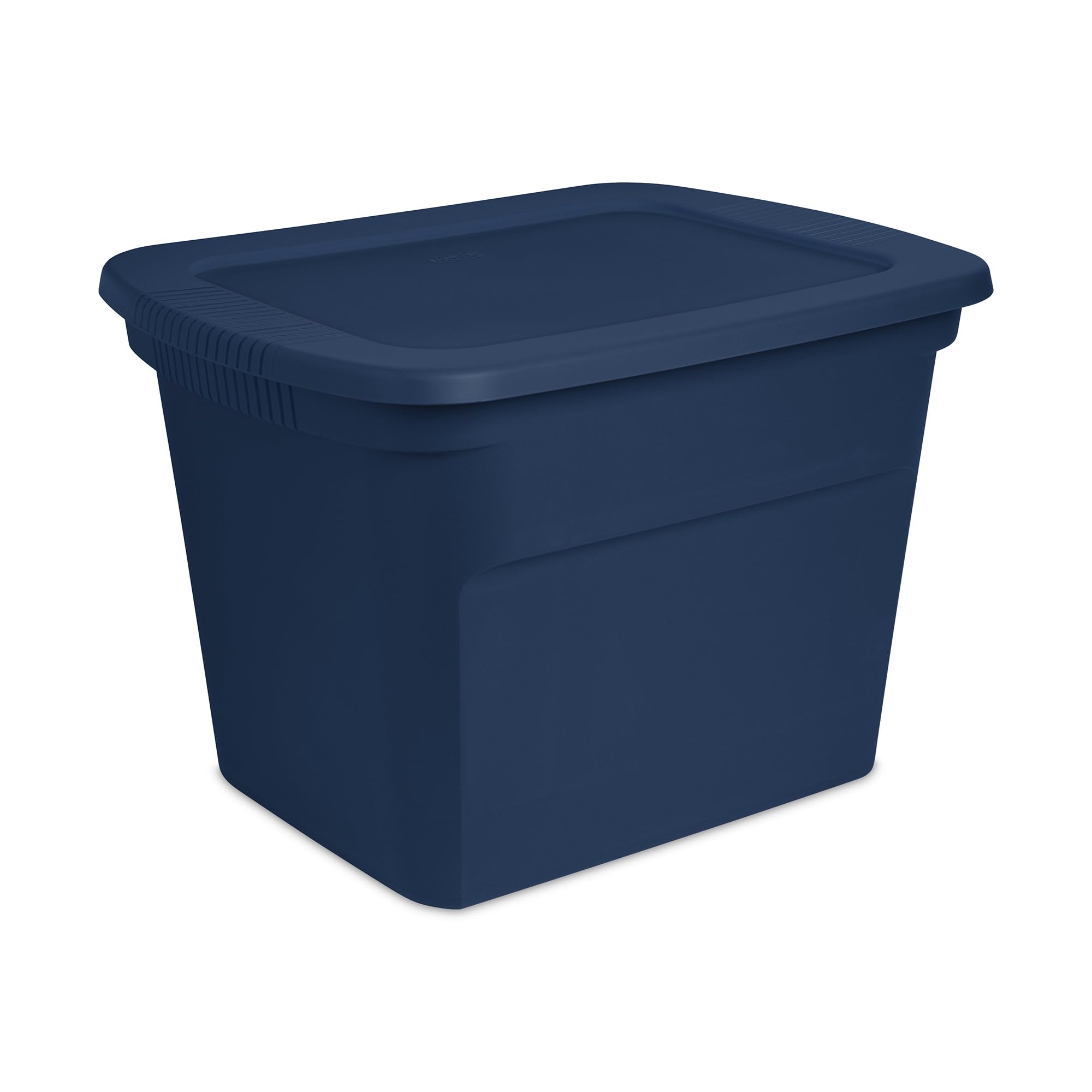 sterilite-8-pack-storage-tote-18-gallon-marine-blue-heavy-duty-plastic-bins-with image 8