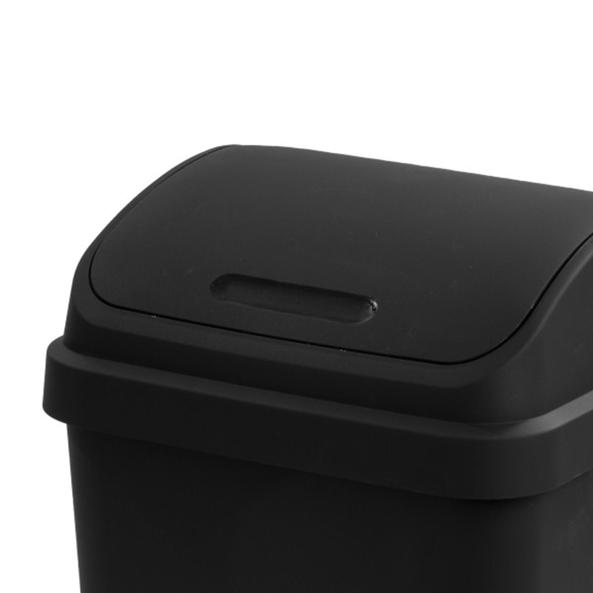 sterilite-4-pack-swing-top-wastebasket-13-gallon-black image 8