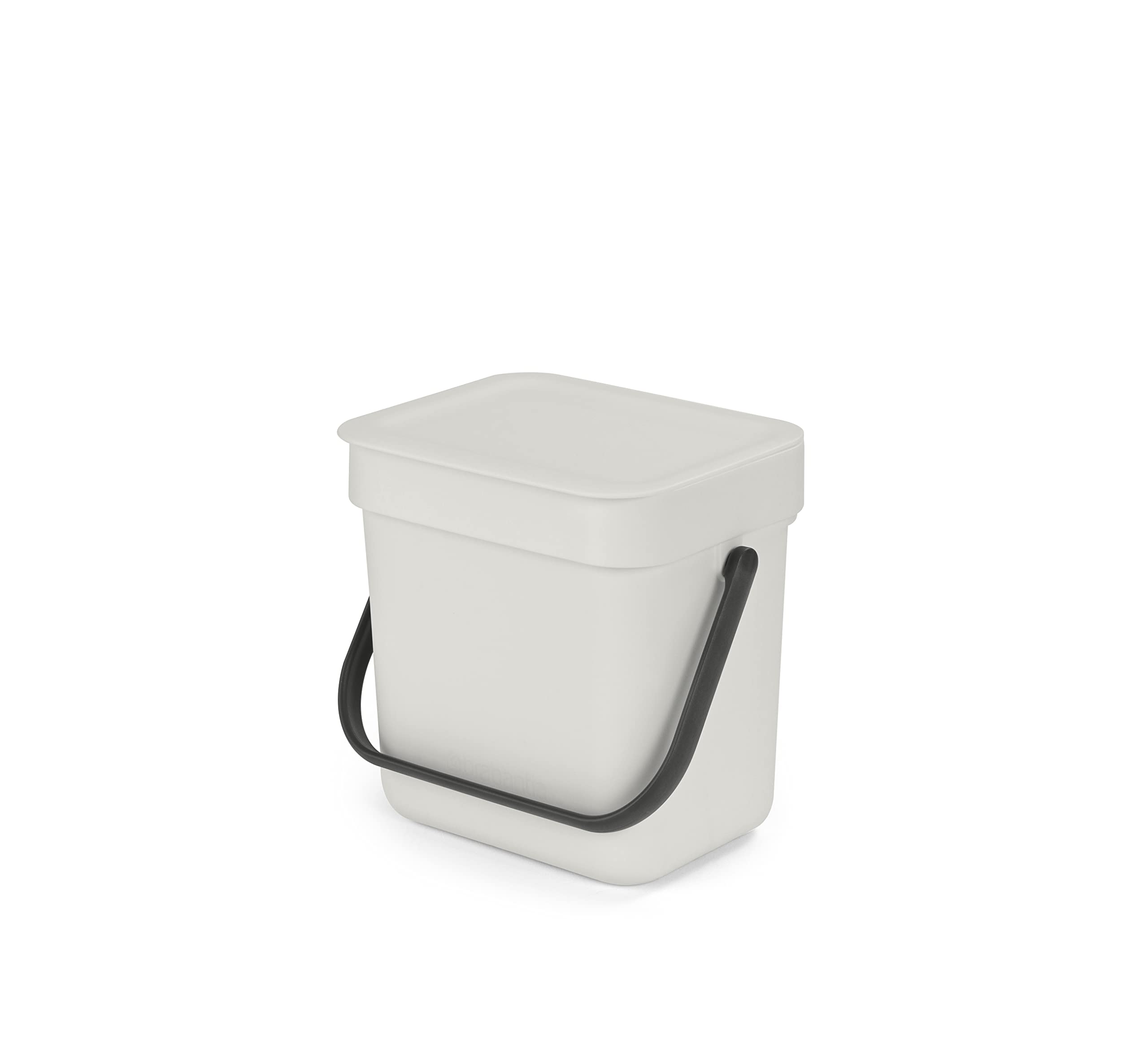 brabantia-sort-go-countertop-food-scraps-compost-bin-0-8-gal-3l-light-gray image 1