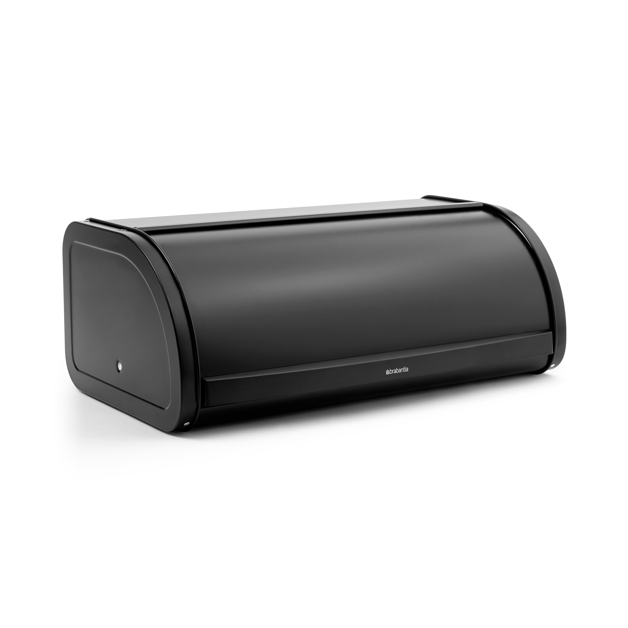 brabantia-roll-top-bread-box-large-matt-black-metal-fits-2-loaves image 2