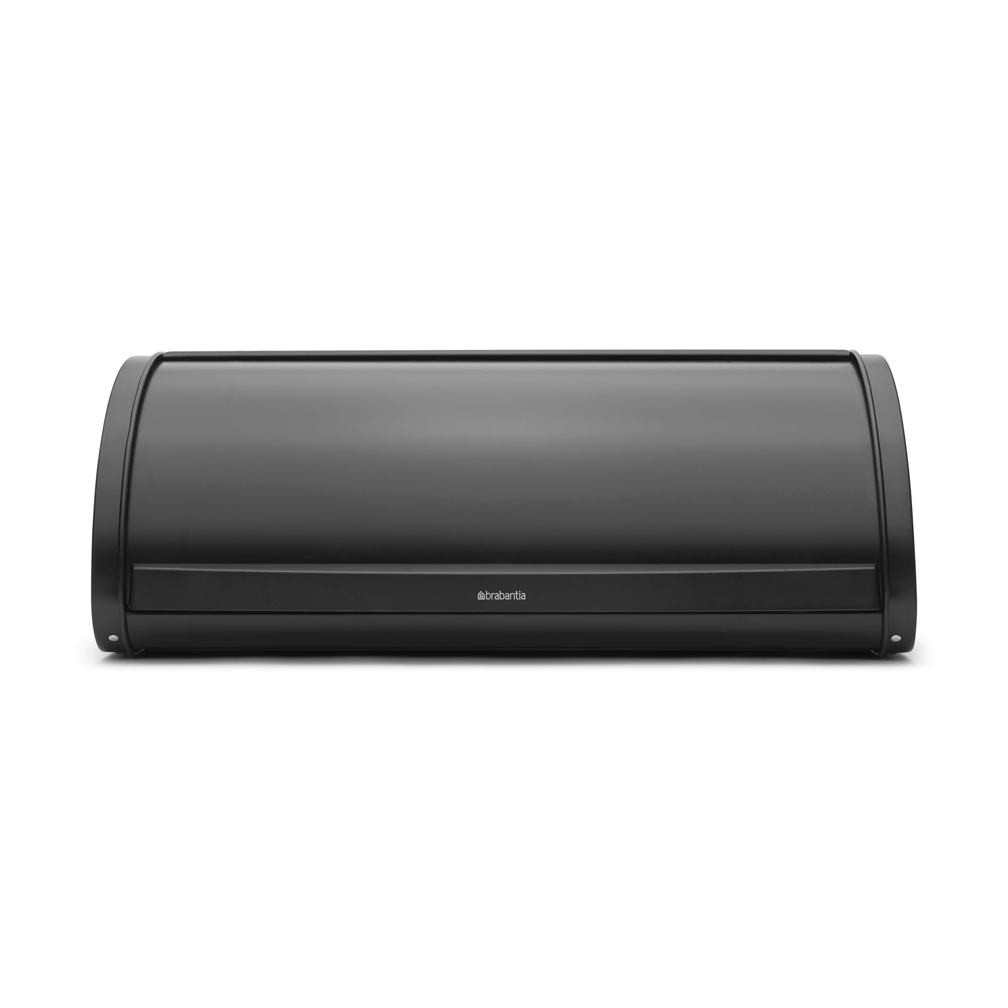 brabantia-roll-top-bread-box-large-matt-black-metal-fits-2-loaves image 1