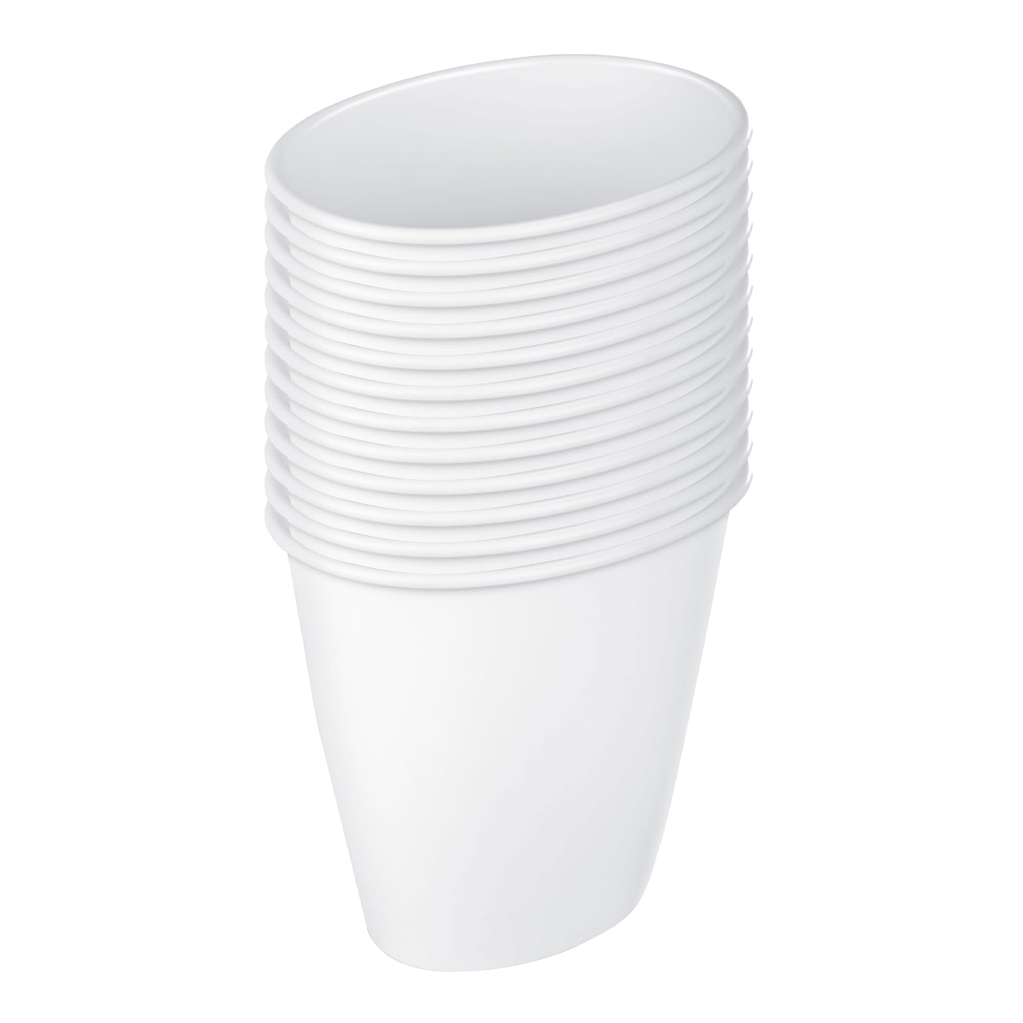 sterilite-1-5-gallon-oval-vanity-wastebasket-small-open-top-trash-can-white-12-p image 1