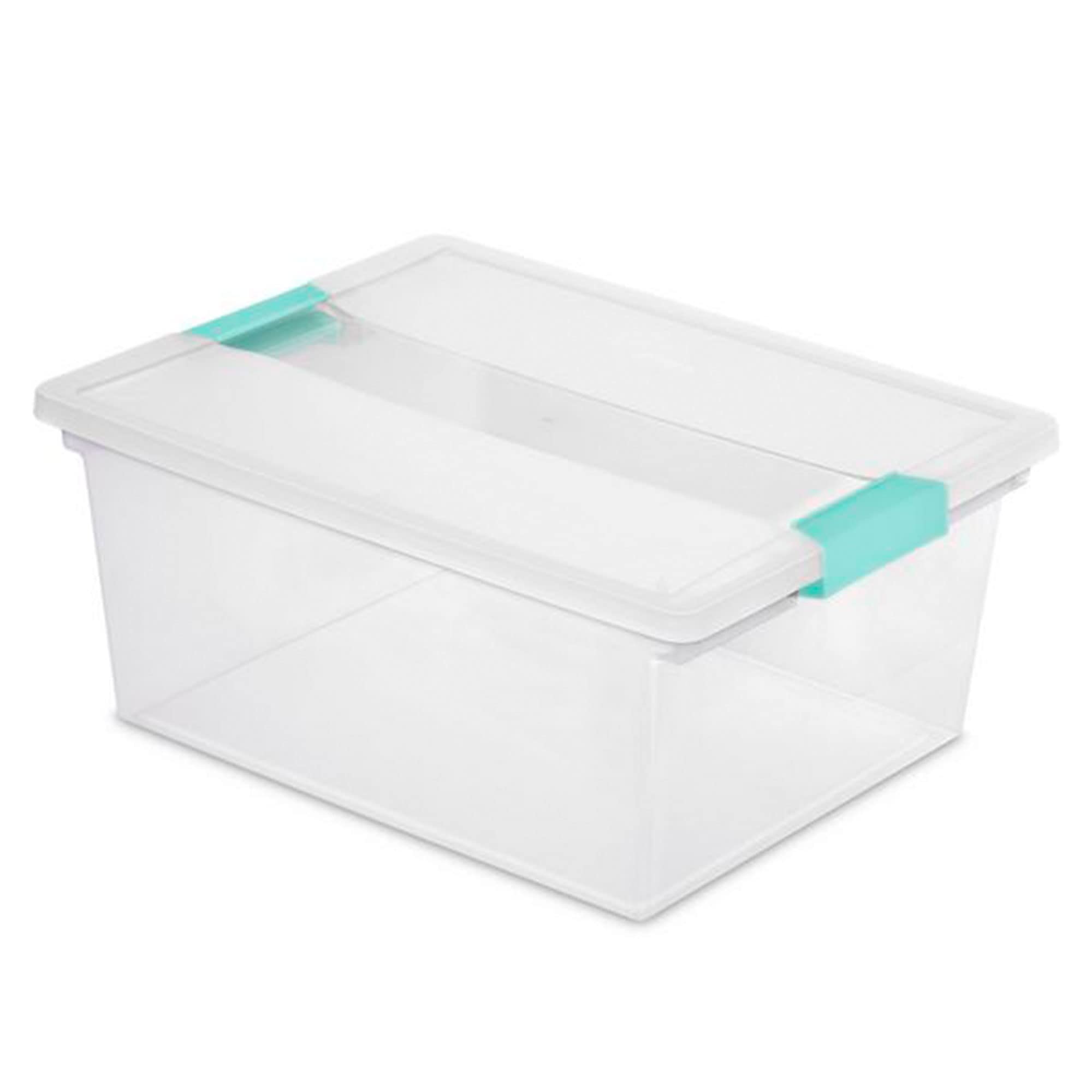 sterilite-6-pack-64-qt-latching-storage-totes-4-pack-deep-clip-boxes image 7