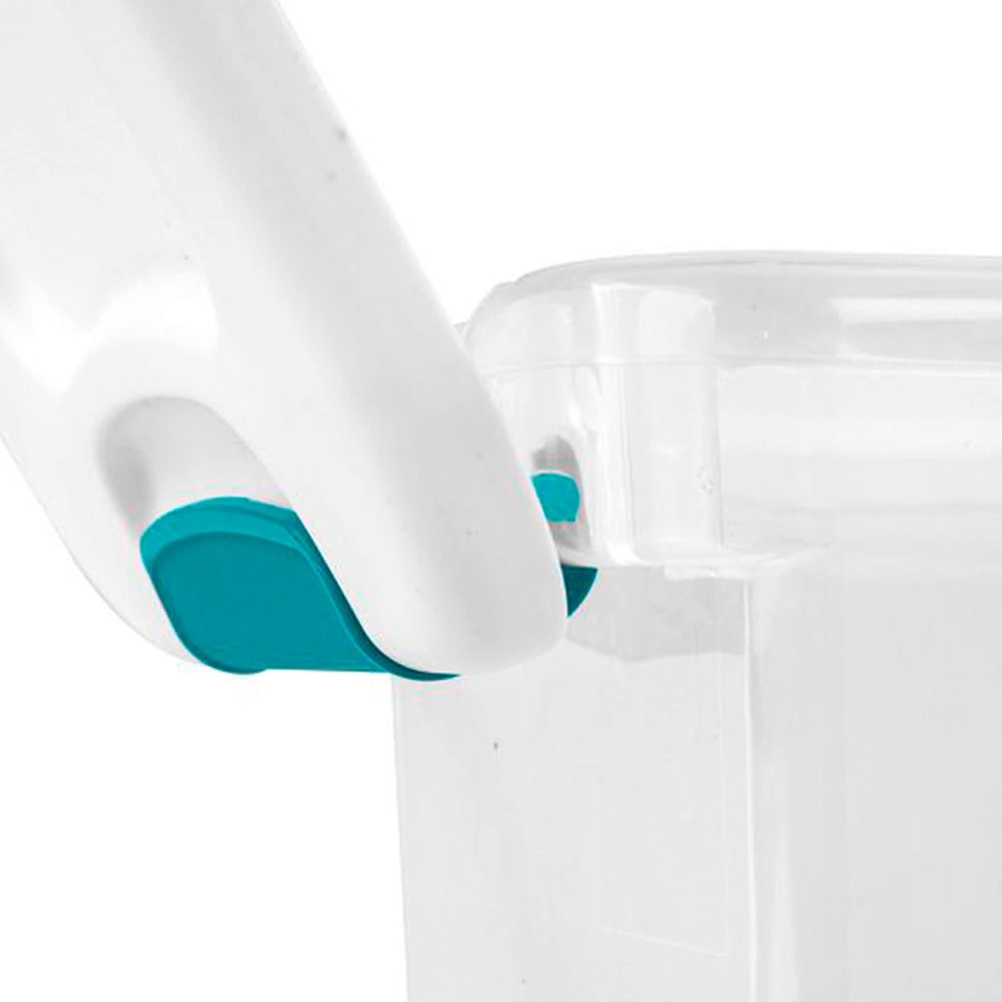 sterilite-6-quart-latching-clear-plastic-storage-organizer-tote-container-bin-bo image 4