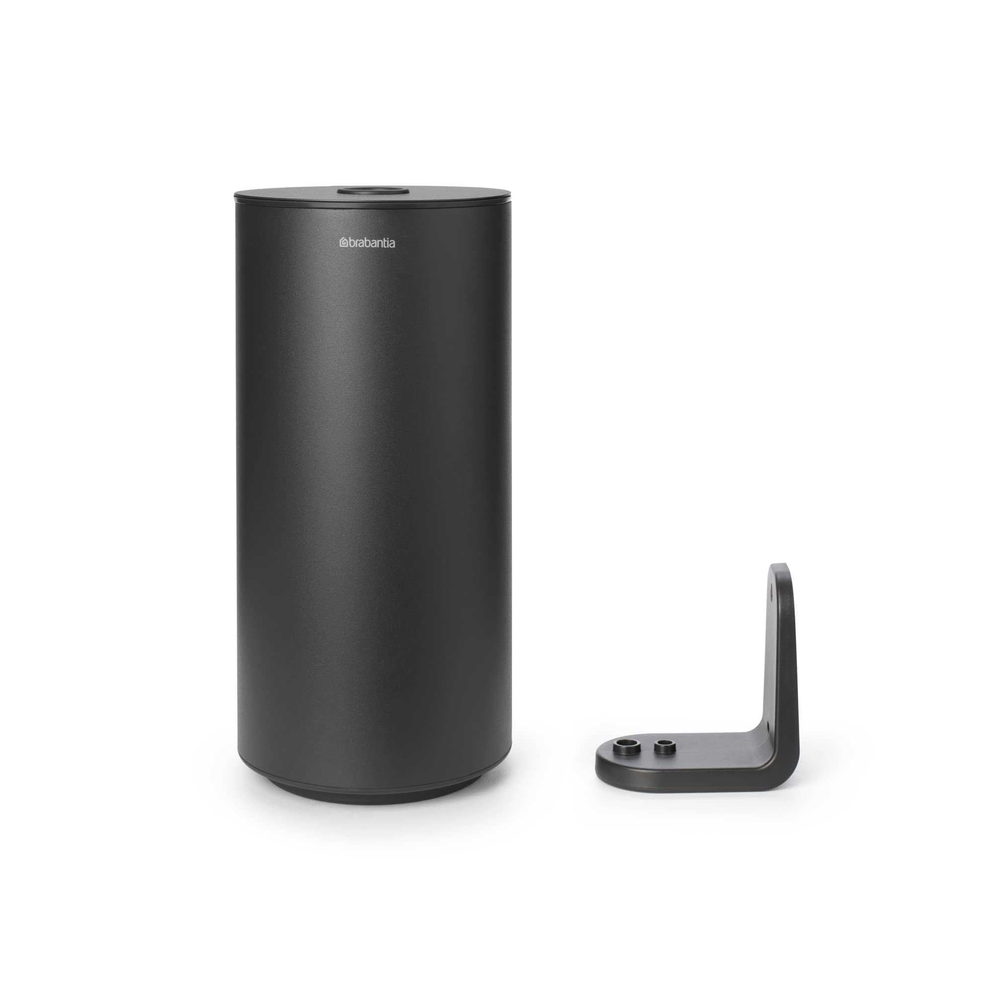 brabantia-mindset-toilet-roll-dispenser-mineral-infinite-gray-wall-mountable image 5