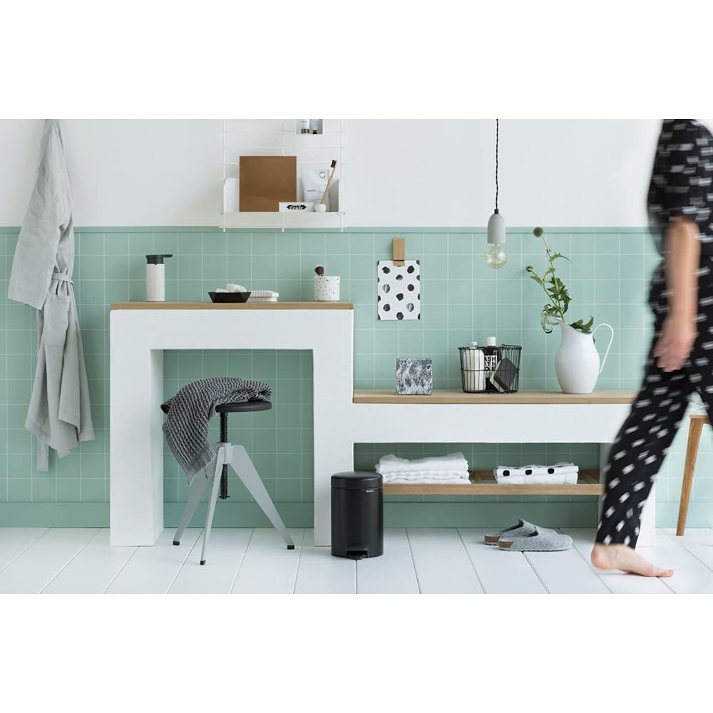 brabantia-new-icon-step-trash-can-0-8-gallon-matt-black-soft-closing-removable-b image 2