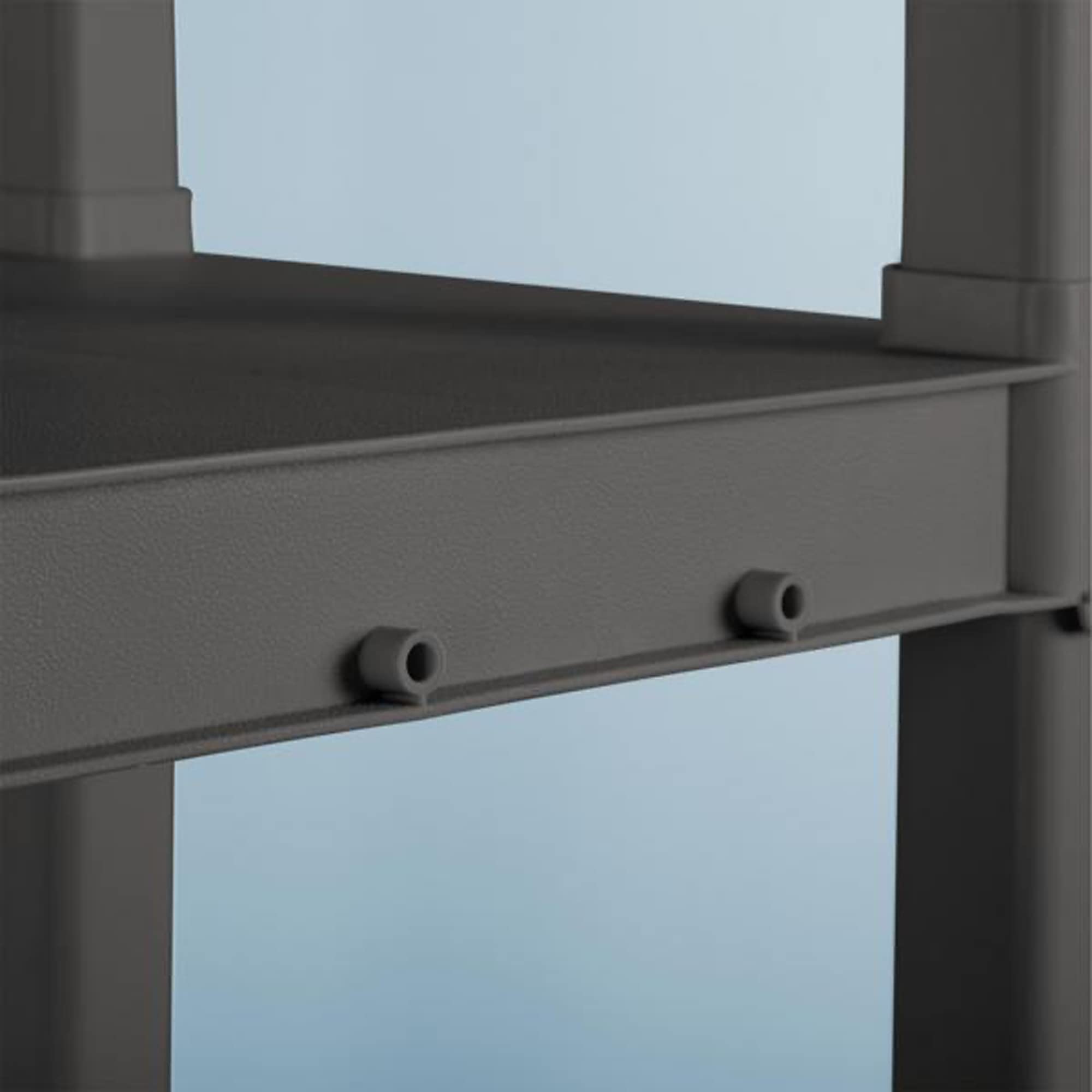 sterilite-2-pack-heavy-duty-plastic-storage-shelves-4-shelf-shelving-unit-gray-g image 5