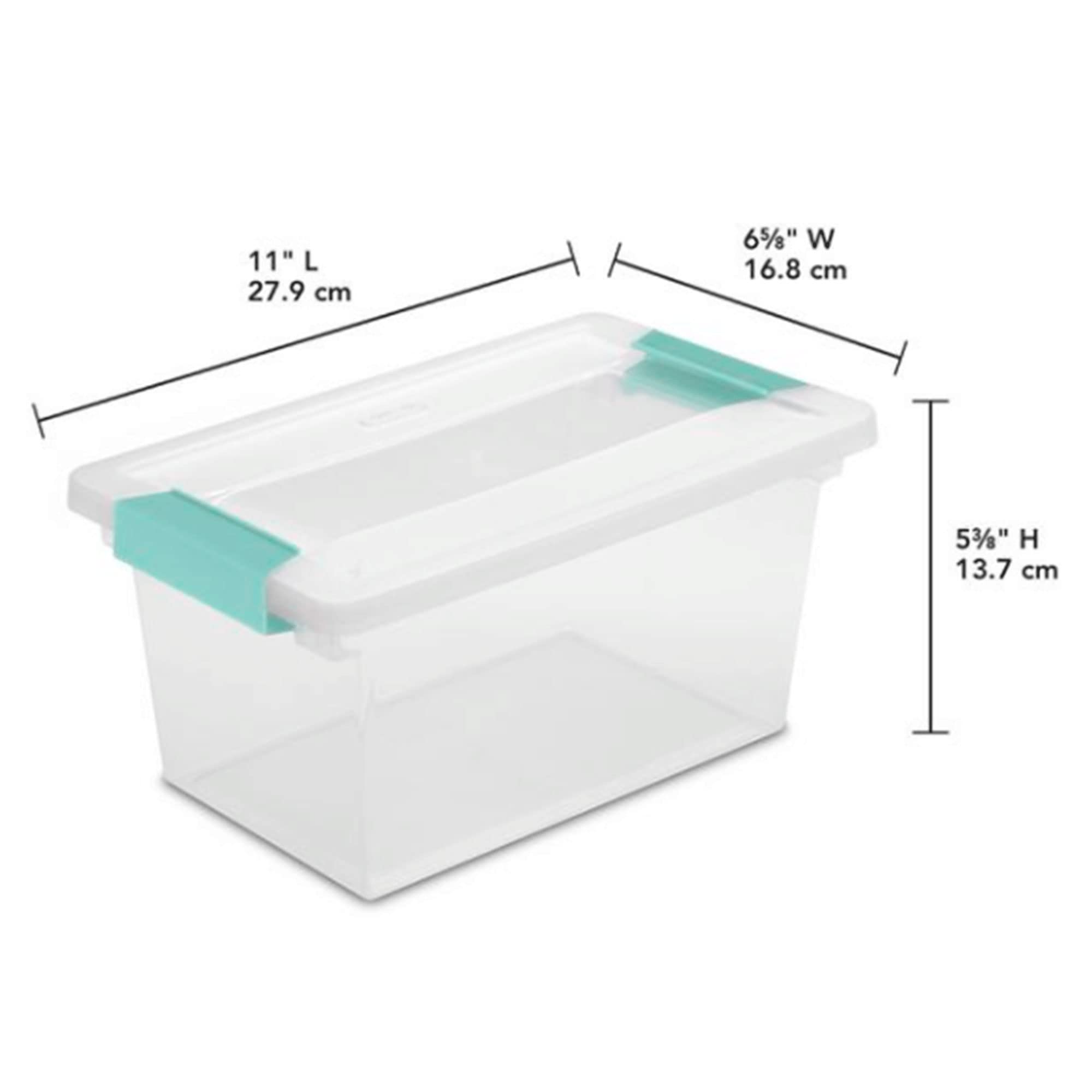 sterilite-medium-clip-storage-box-container-with-latching-lid-24-pack-for-home-o image 4