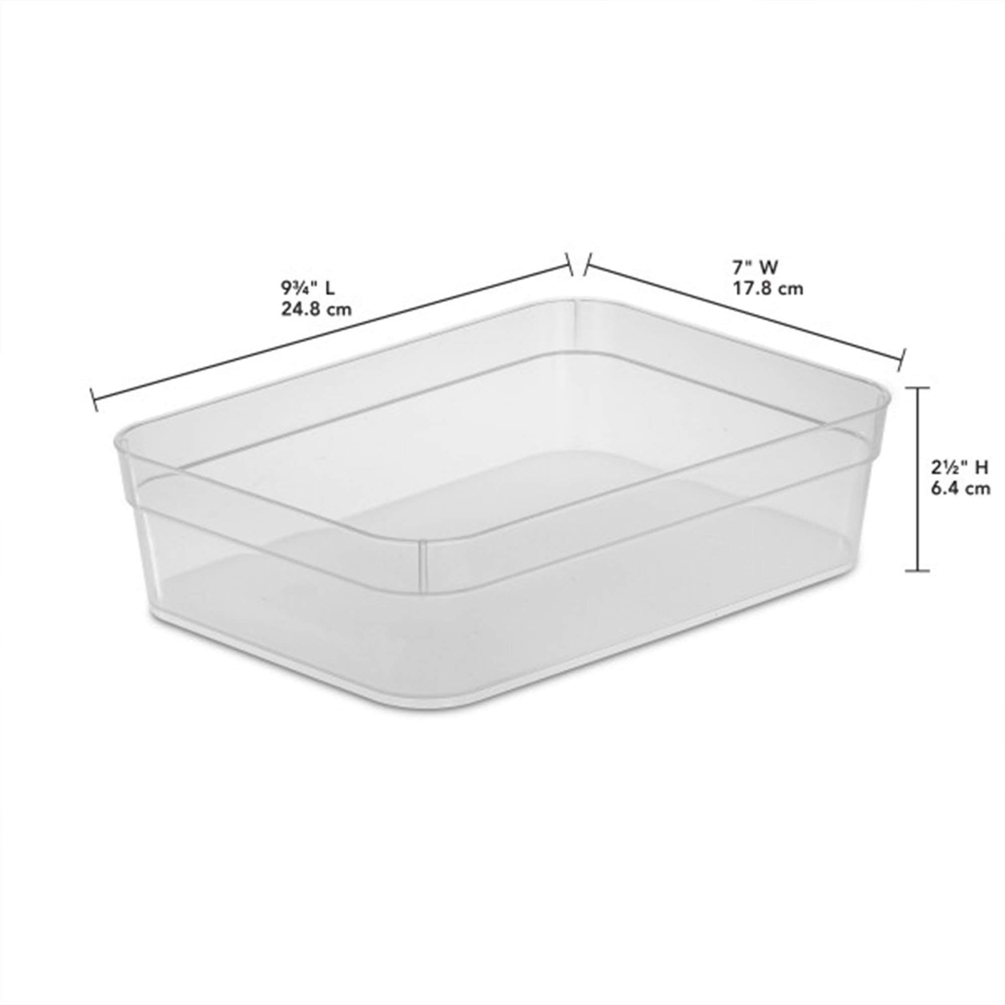 sterilite-large-storage-tray-containers-24-pack-clear-durable-desktop-drawer-org image 2