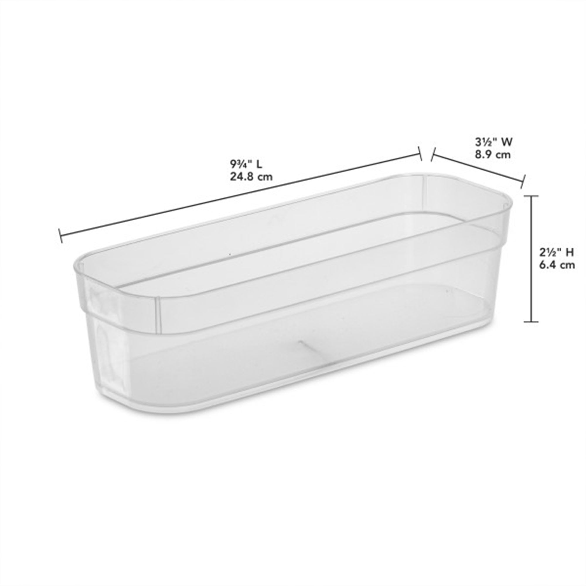 sterilite-narrow-storage-trays-with-sturdy-banded-rim-and-textured-bottom-clear- image 4