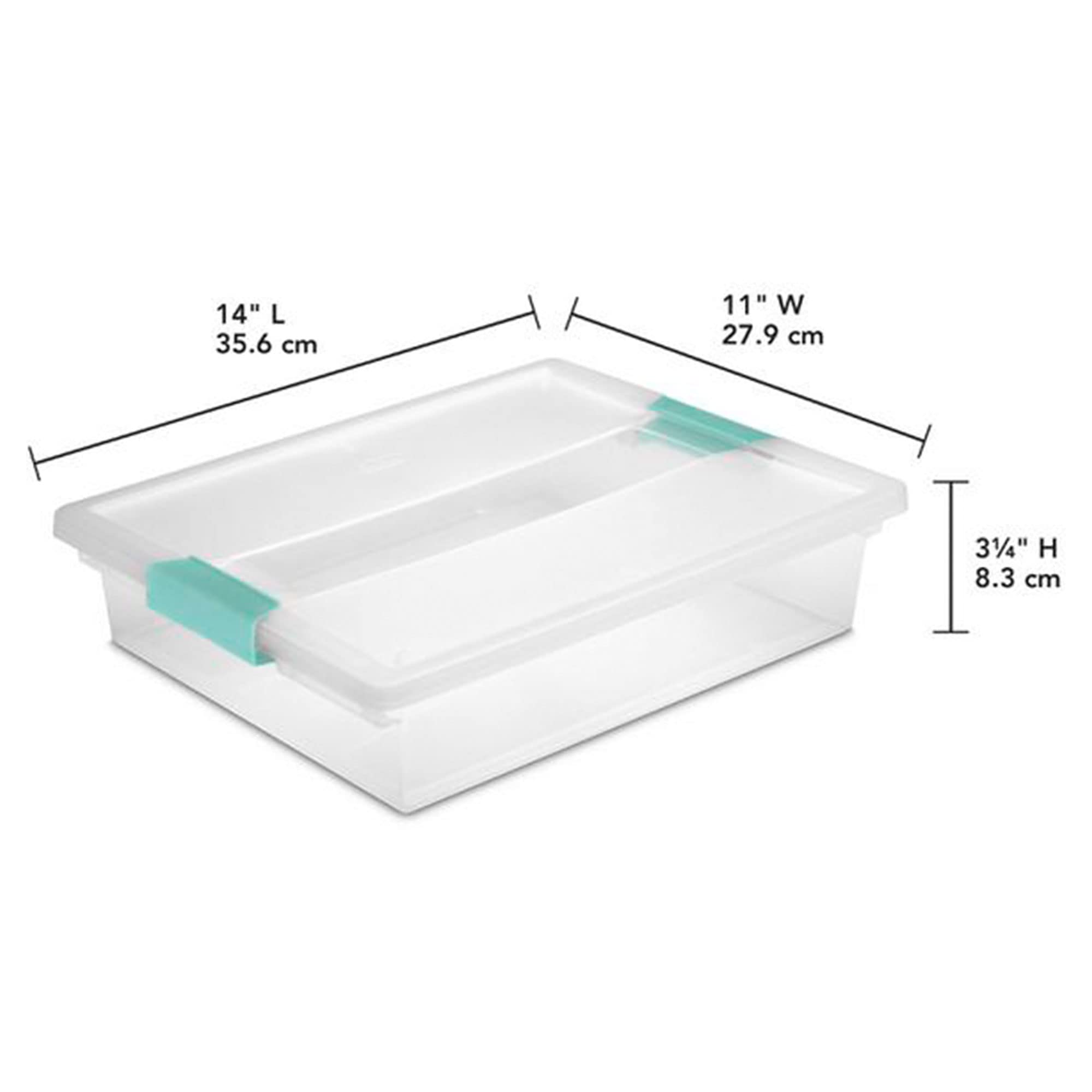 sterilite-large-small-clip-clear-storage-boxes-12-pack image 8