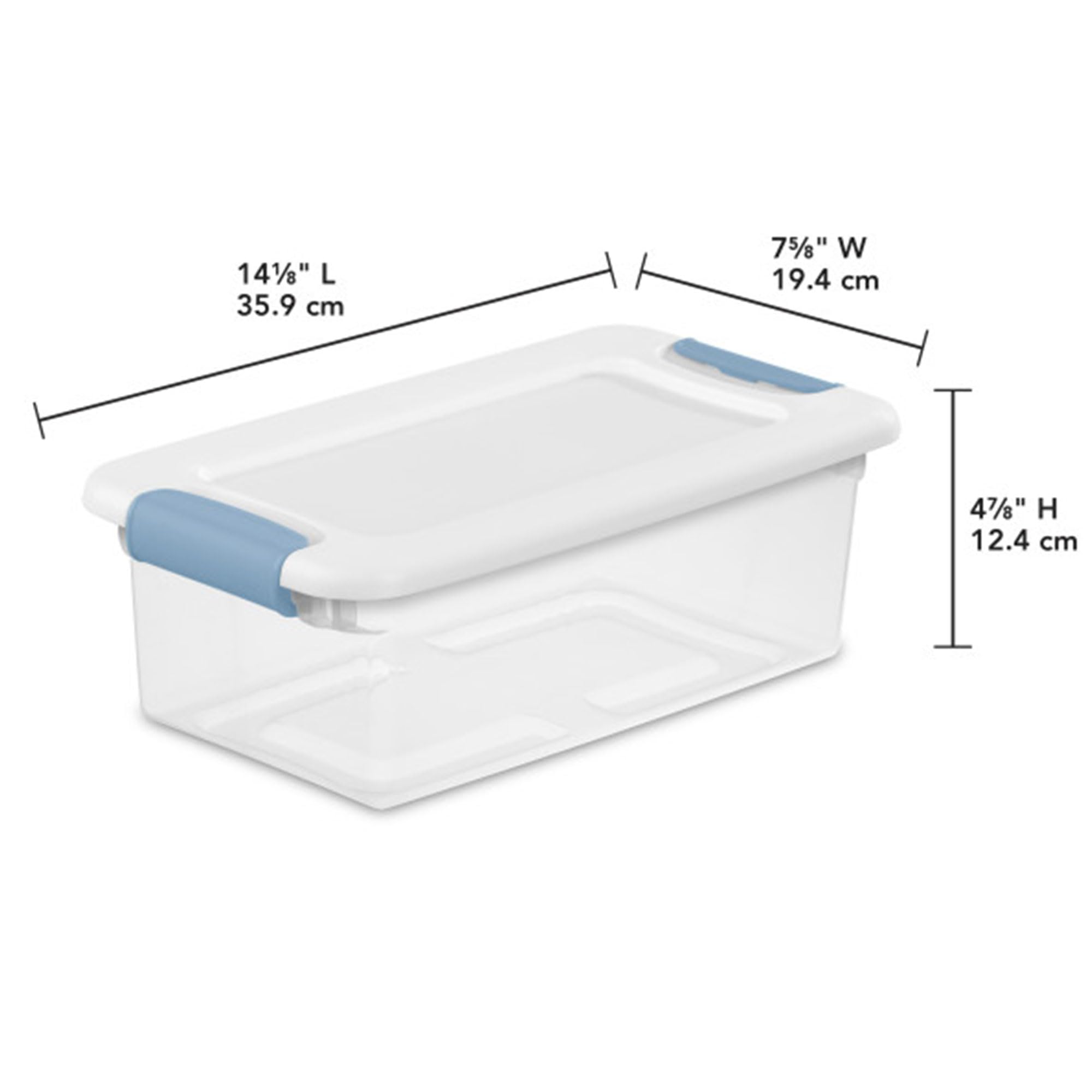 sterilite-36-pack-6-quart-latching-box-with-lids-clear-plastic-storage-bins image 3