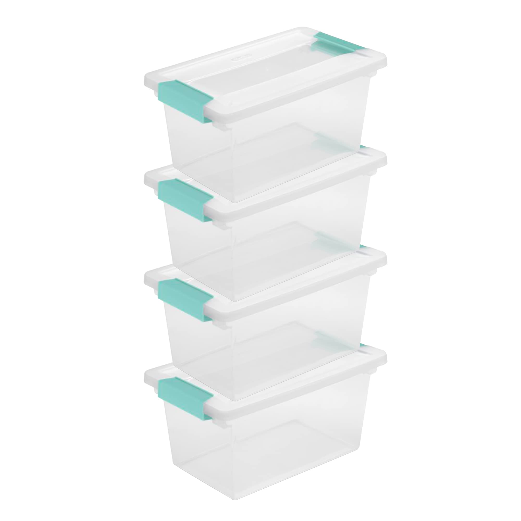 sterilite-64-quart-latching-clear-plastic-storage-tote-organizer-container-bin-b image 2