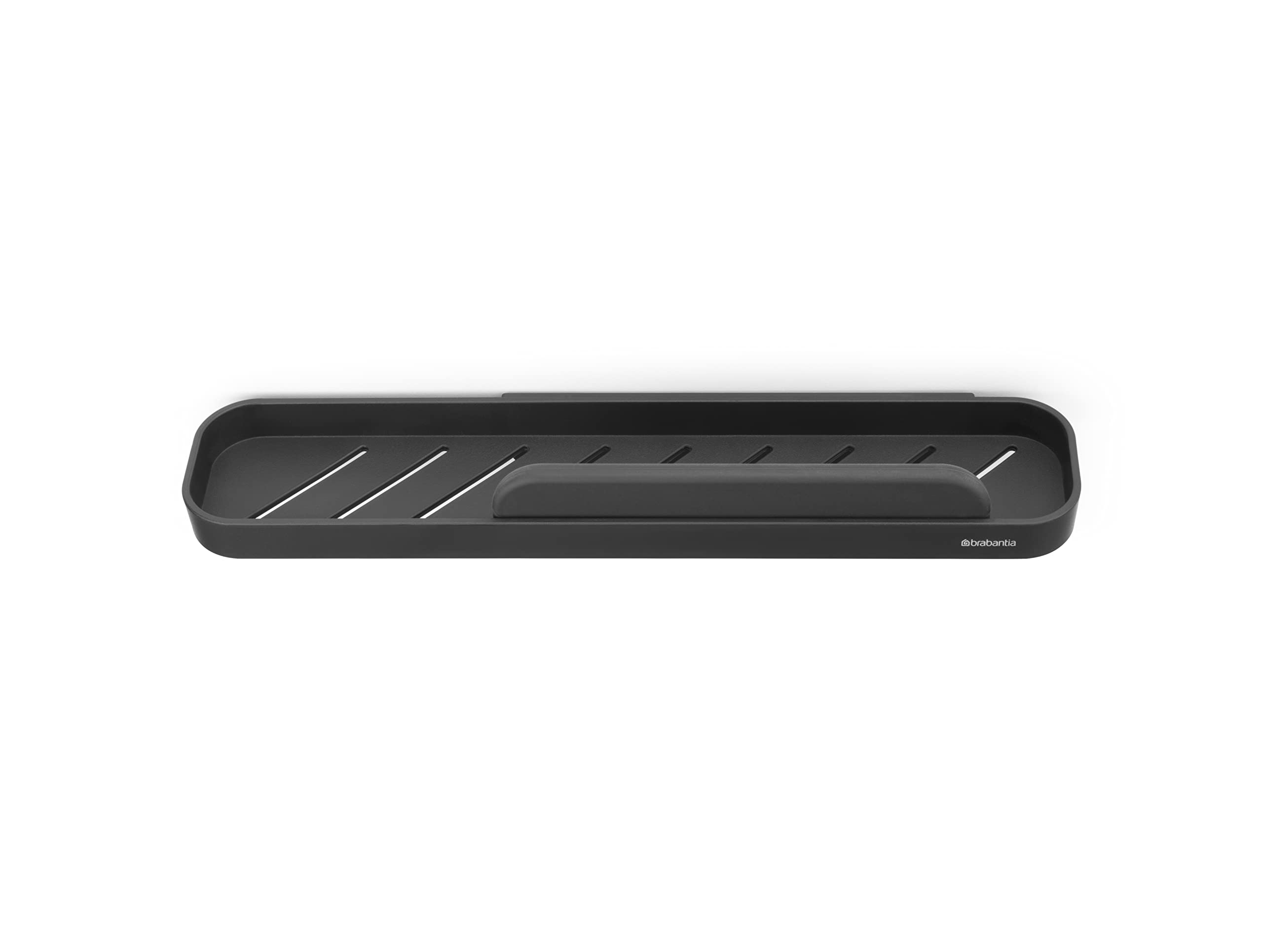 brabantia-mindset-wall-mounted-shower-shelf-squeegee-mineral-infinite-gray image 3