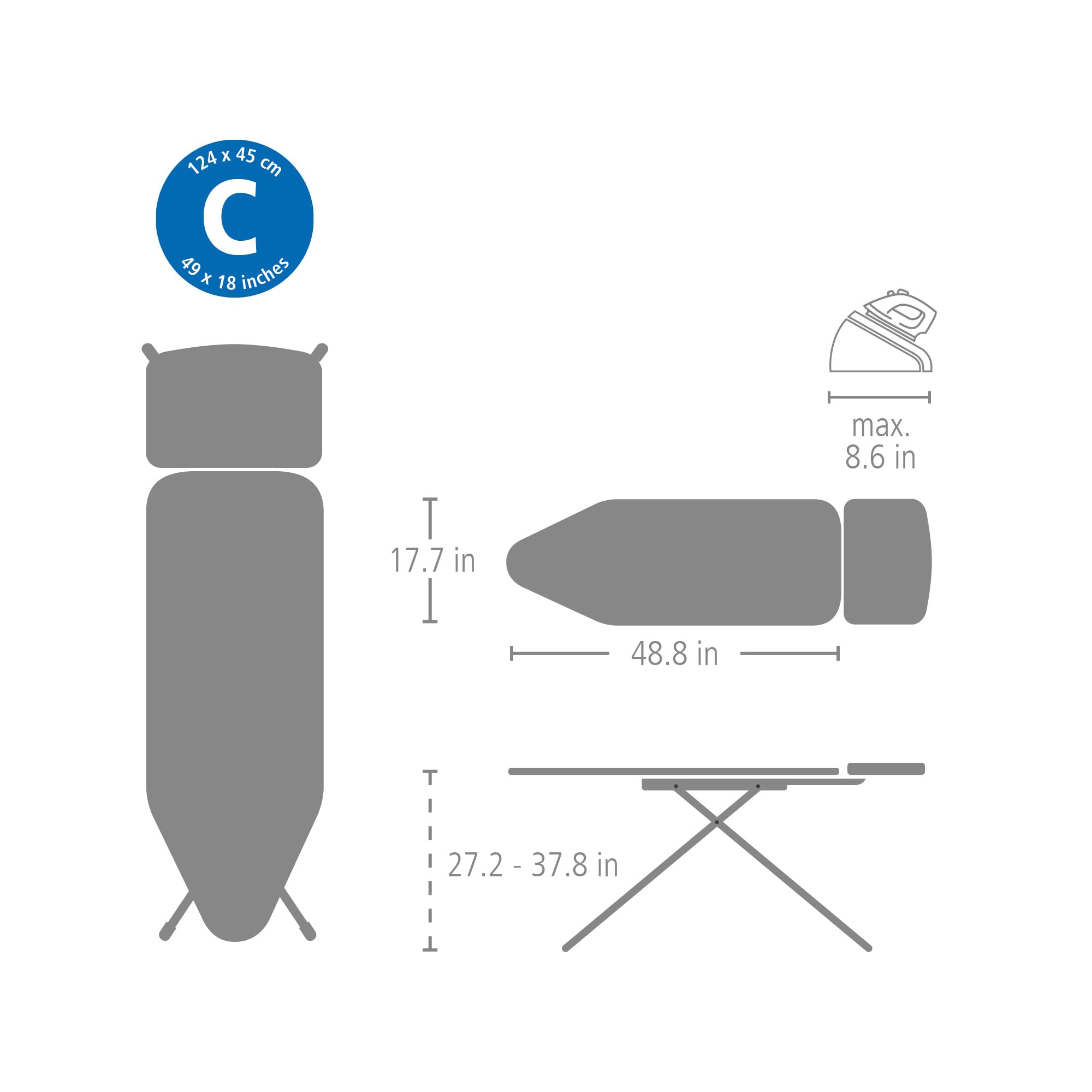 brabantia-xl-comfort-ironing-board-size-c-with-steam-generator-rest-fairtrade-co image 7