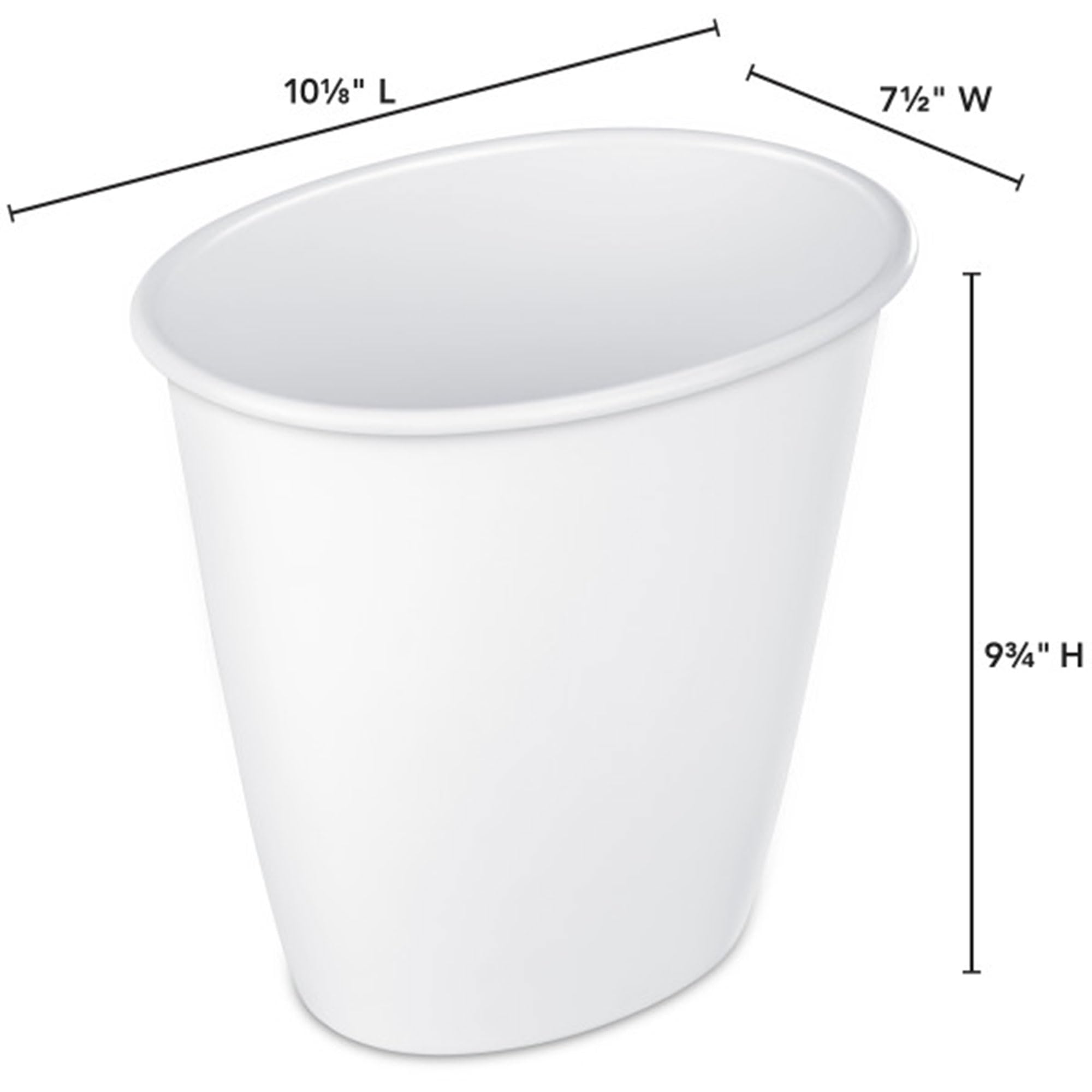sterilite-1-5-gallon-oval-vanity-wastebasket-small-open-top-trash-can-white-12-p image 2