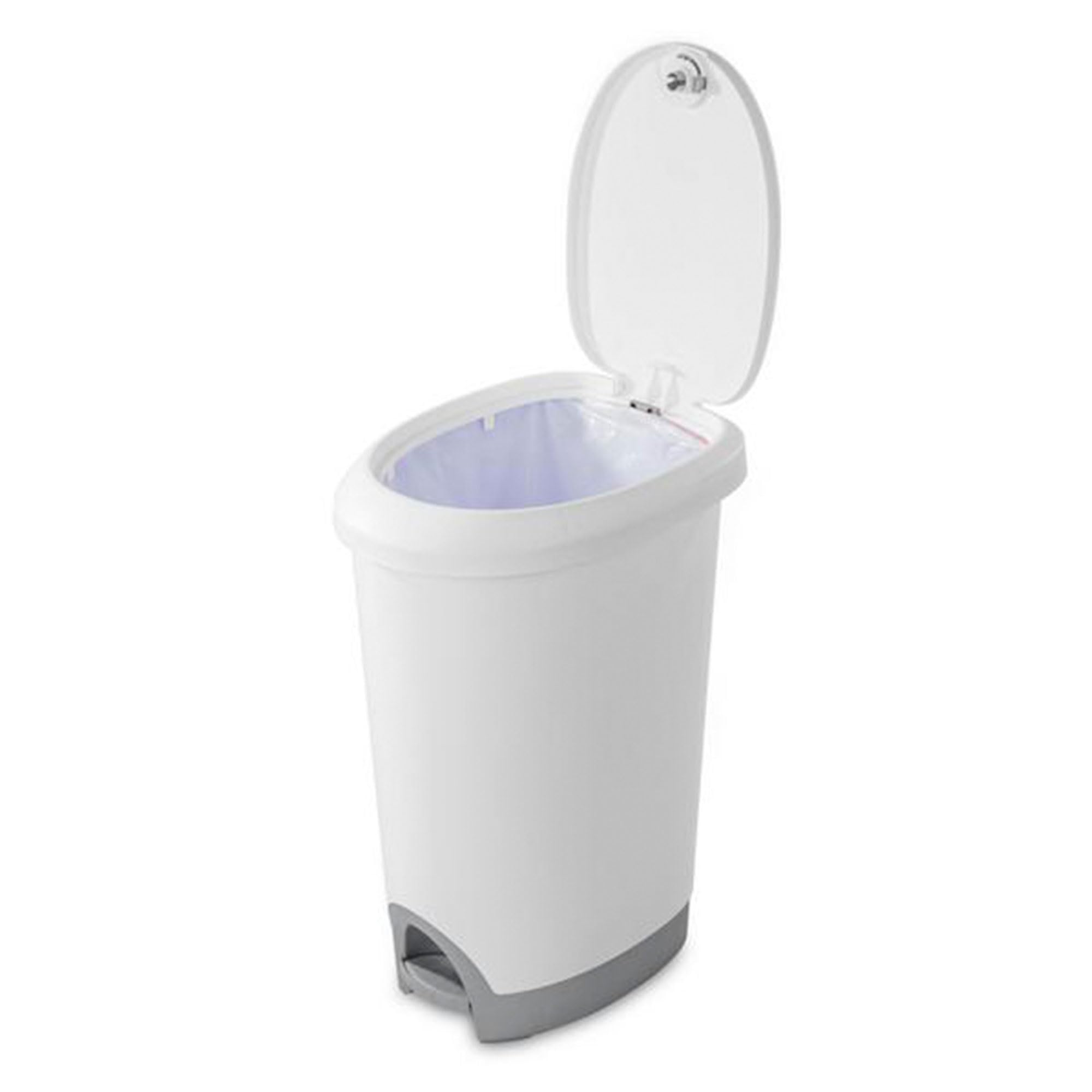 sterilite-12-6-gallon-locking-stepon-wastebasket-with-lid-2-pack-white image 8