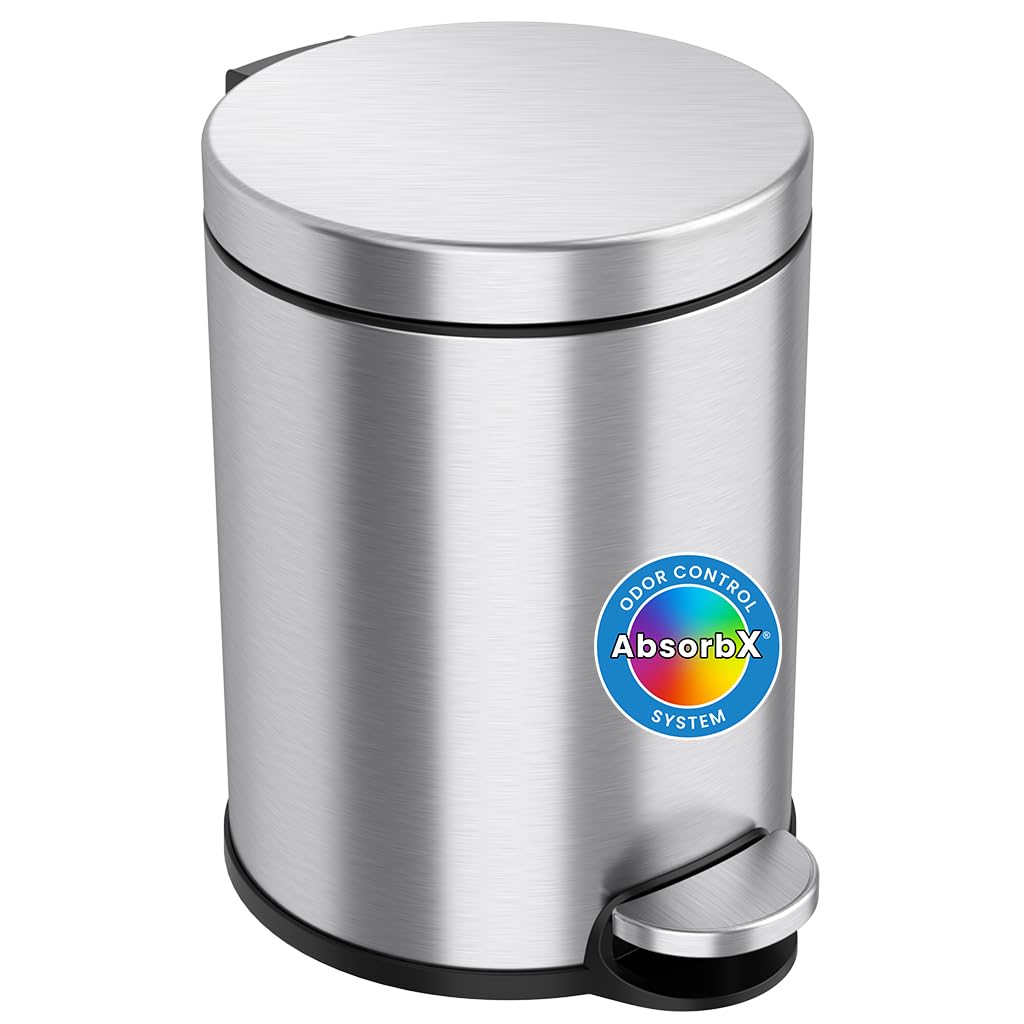 itouchless-softstep-5-3-gallon-stainless-steel-step-trash-can-with-deodorizer-an image 8