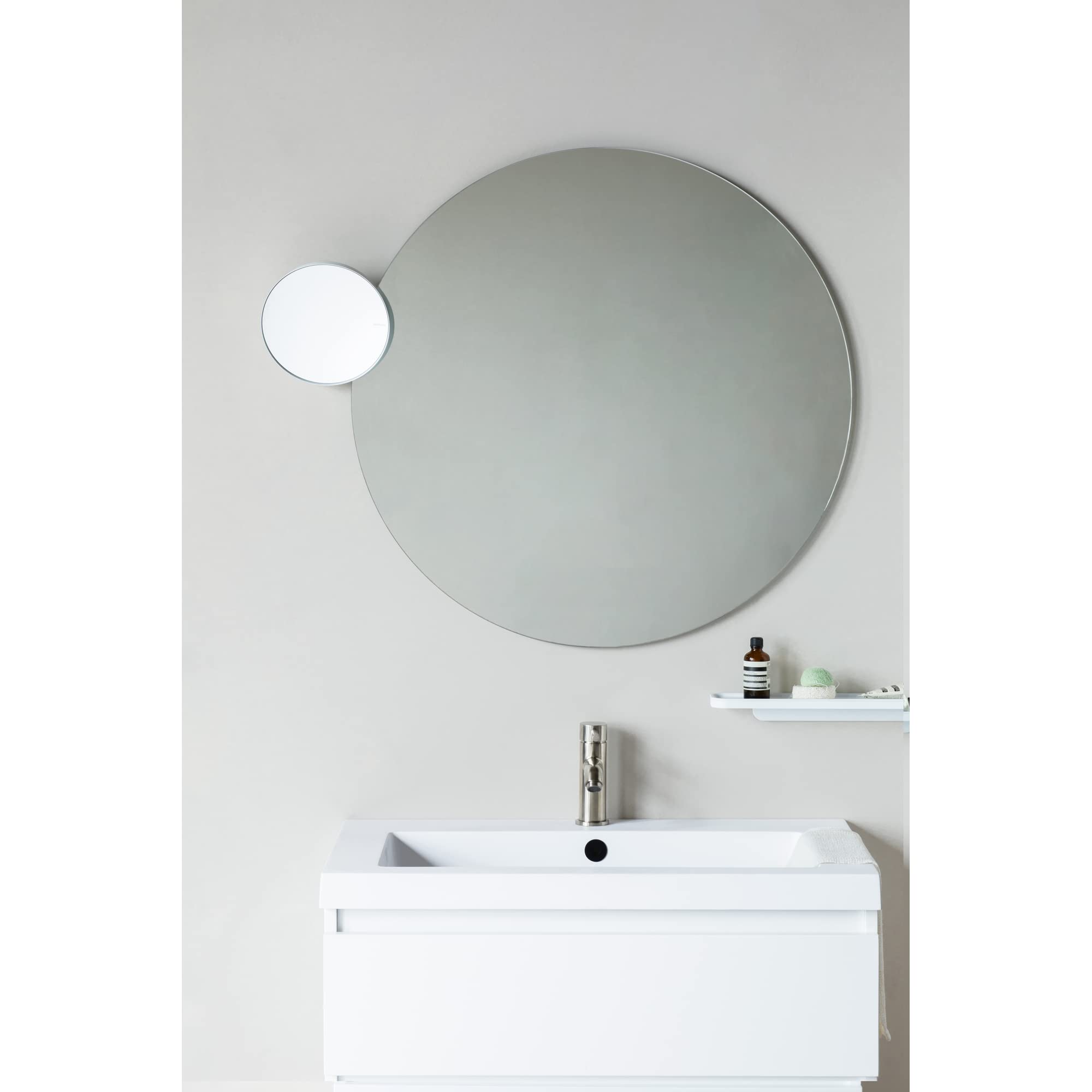 brabantia-mindset-bathroom-mirror-5x-zoom-with-magnetic-holder-mineral-infinite- image 7