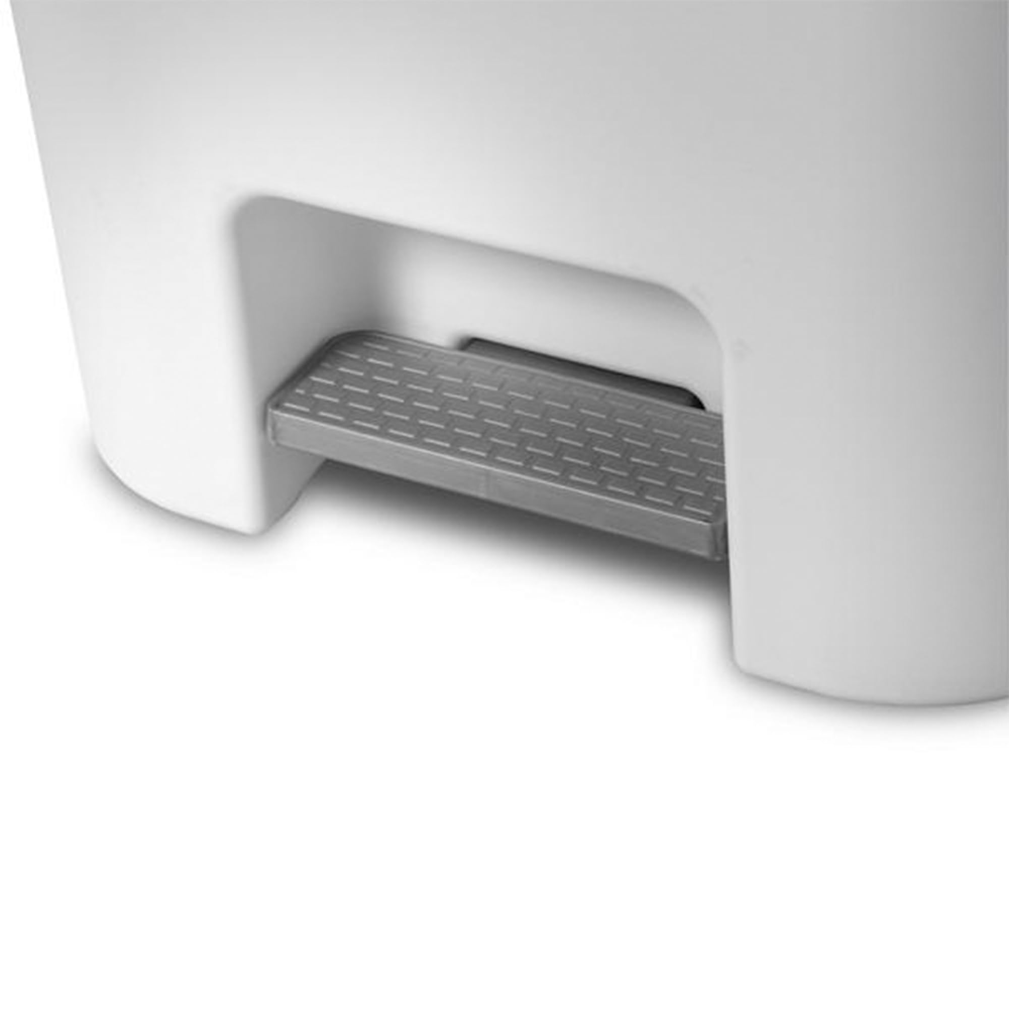 sterilite-11-9-gallon-stepon-wastebasket-with-lid-white-4-pack image 8