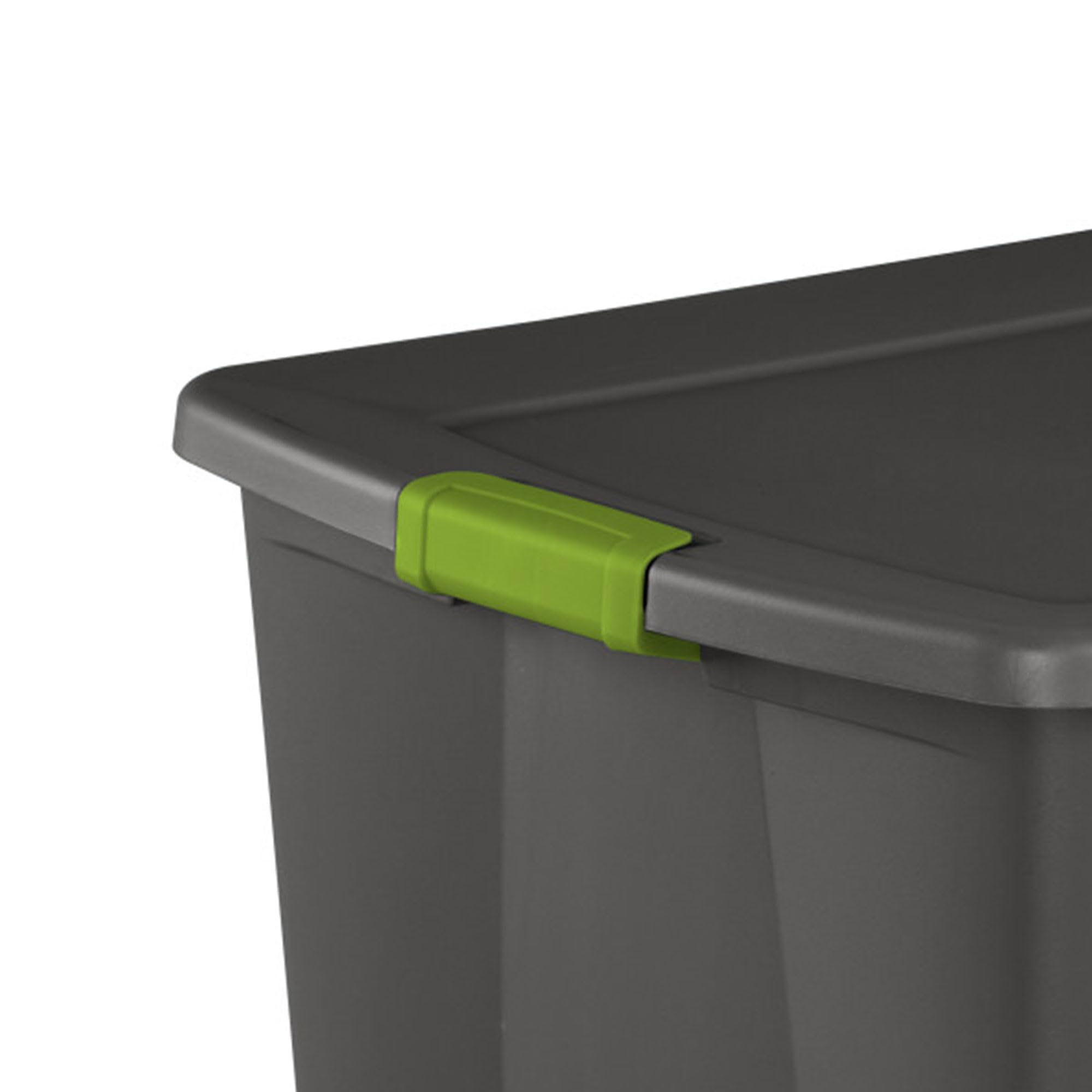 sterilite-45-gallon-heavy-duty-plastic-stackable-storage-tote-with-wheels-and-la image 7
