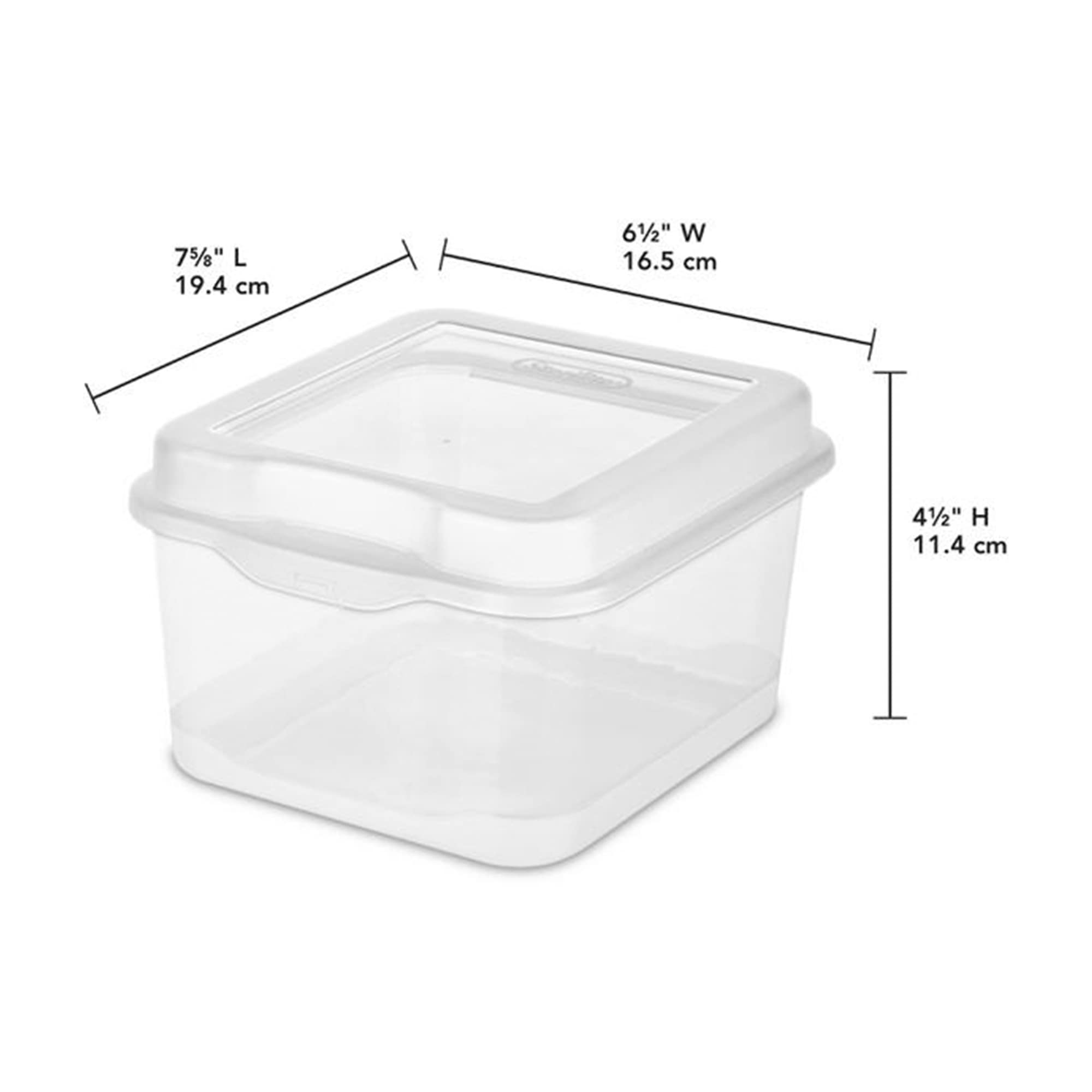 sterilite-18038612-fliptop-latching-storage-container-clear-48-pack image 2