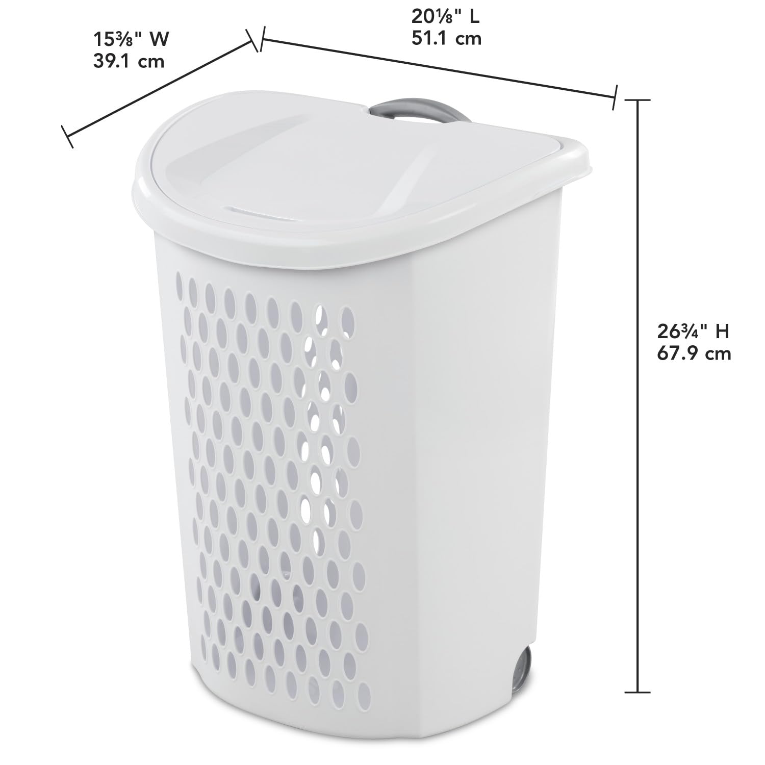 sterilite-ultra-wheeled-laundry-hamper-with-lid-2-bushel-white-3-pack image 5