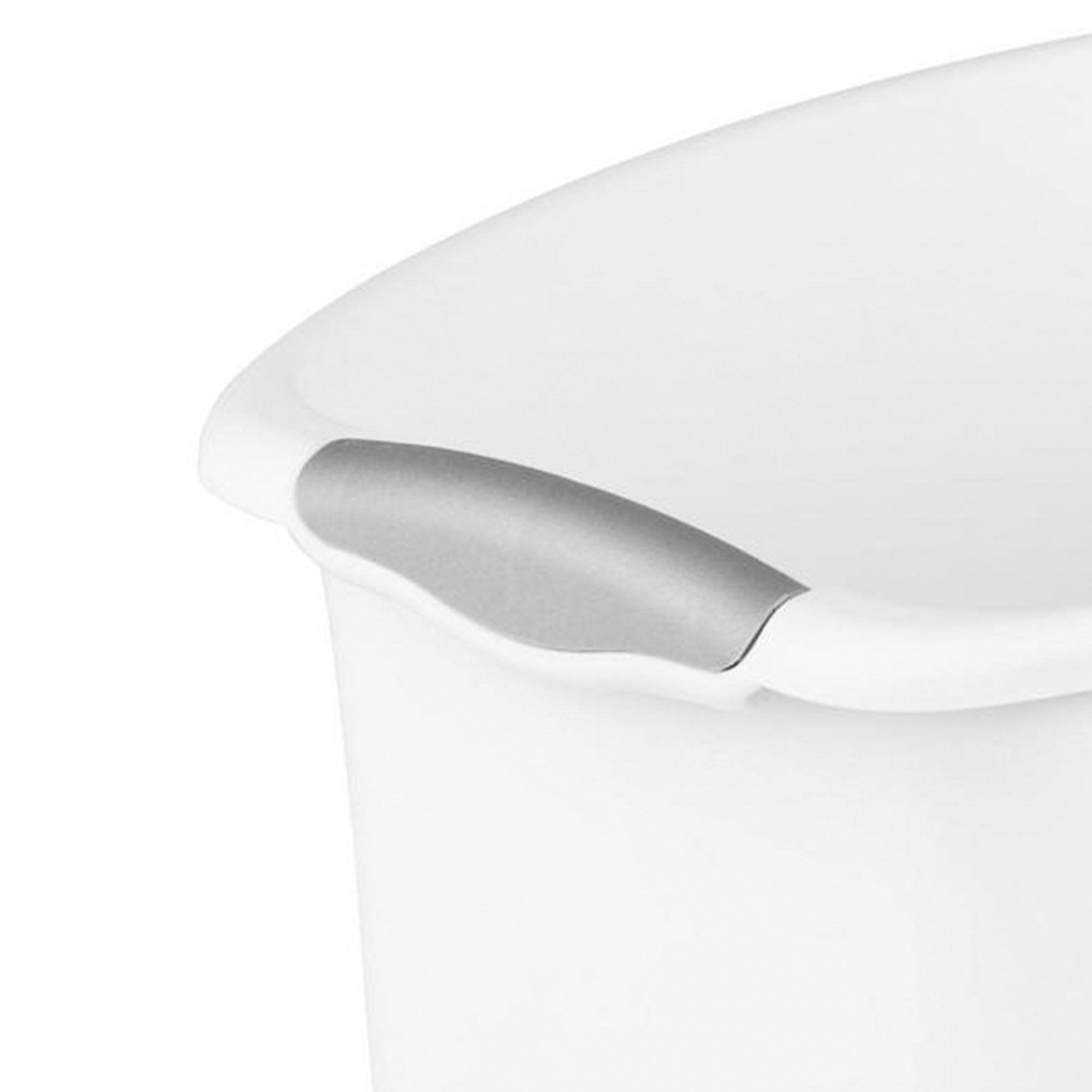 sterilite-3-gallon-wastebasket-with-titanium-inserts-6-pack-white image 6
