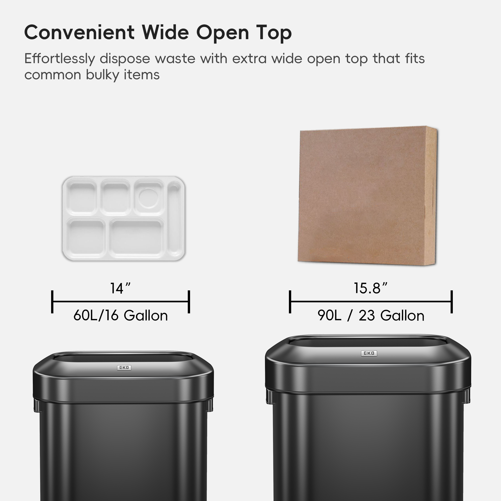 eko-urban-slim-open-top-can-commercial-grade-60l-16-gal-matte-black image 5