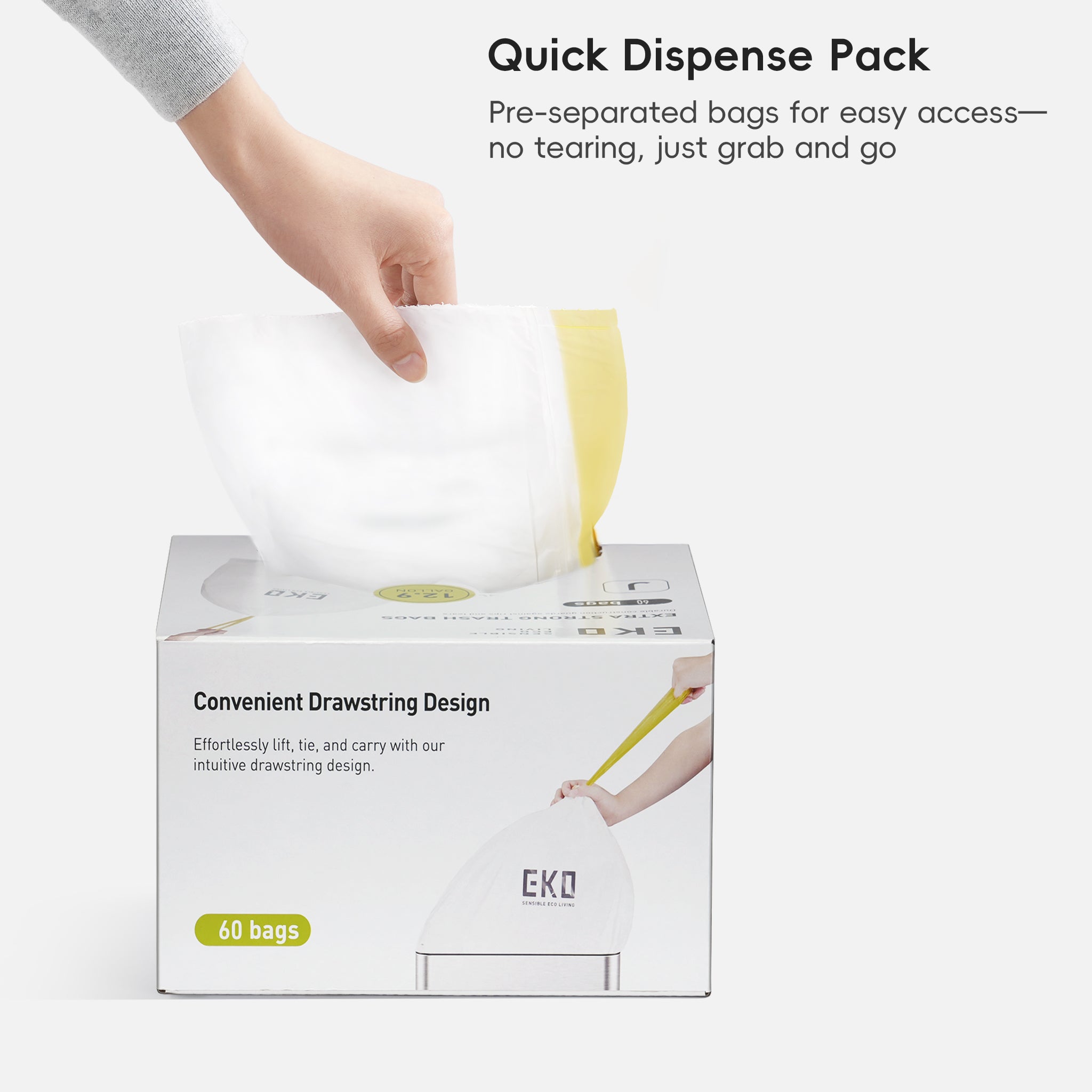 eko-code-j-12-9-gallon-45-49l-easy-dispense-roll-trash-bags-110-count-1-mil-dura image 3