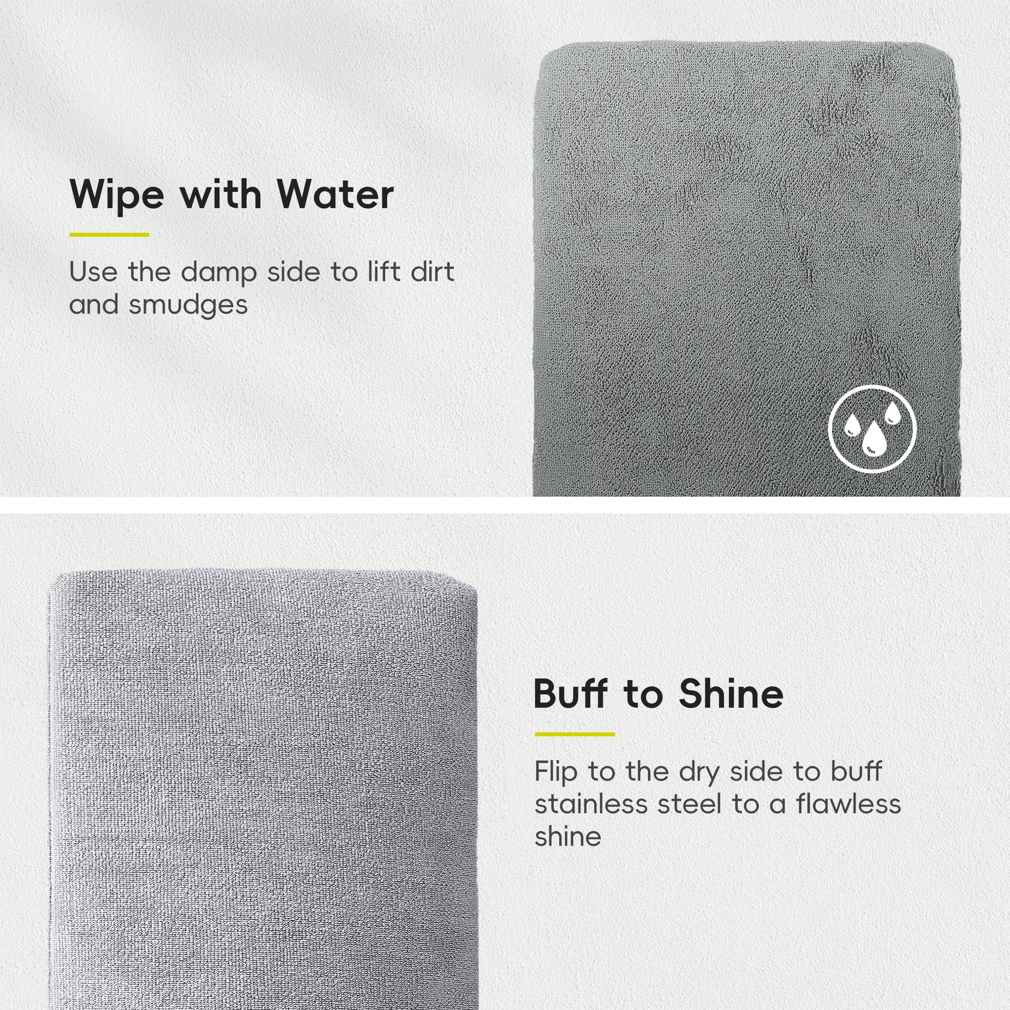 eko-microfibre-cleaning-mitt-for-stainless-steel-lint-free-reusable-dual-sided image 7