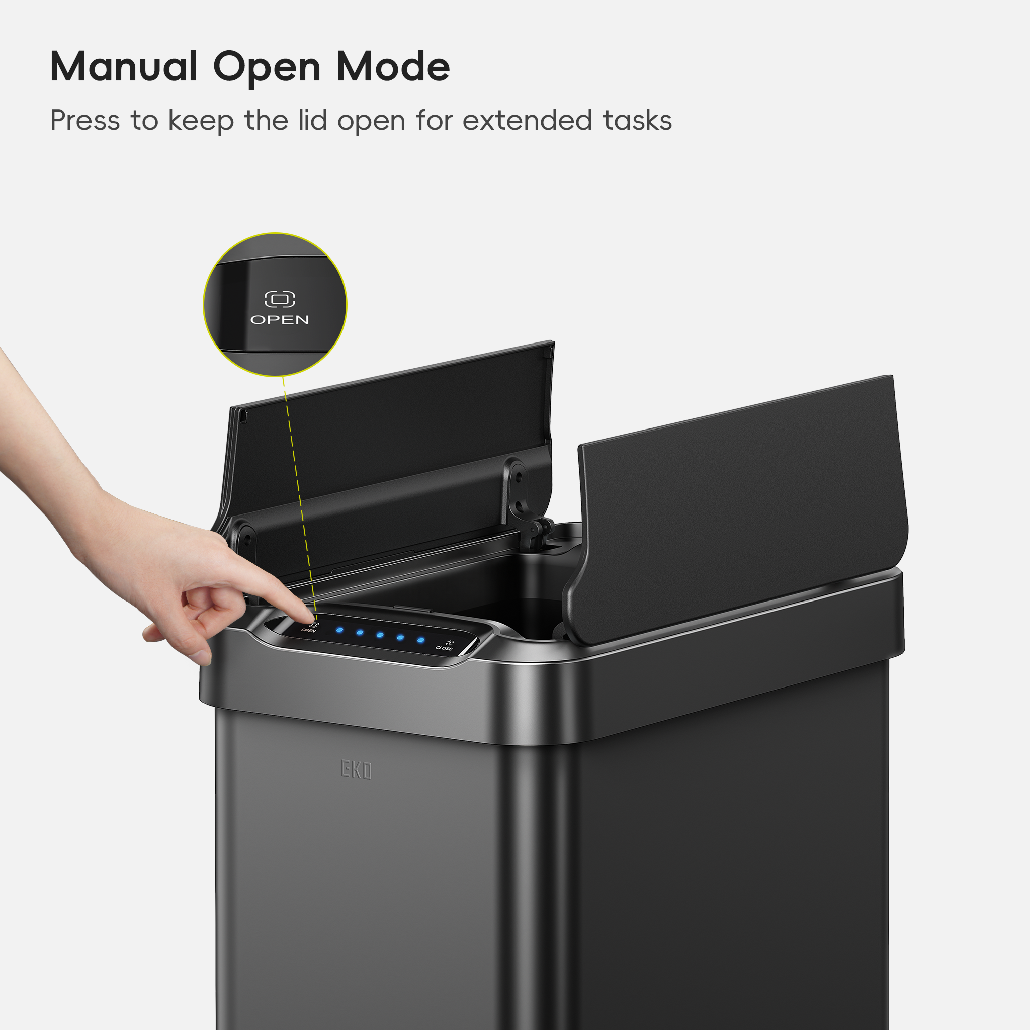 eko-phantom-t-50l-13-2-gal-sensor-can-with-dual-wing-lid-matte-black image 5