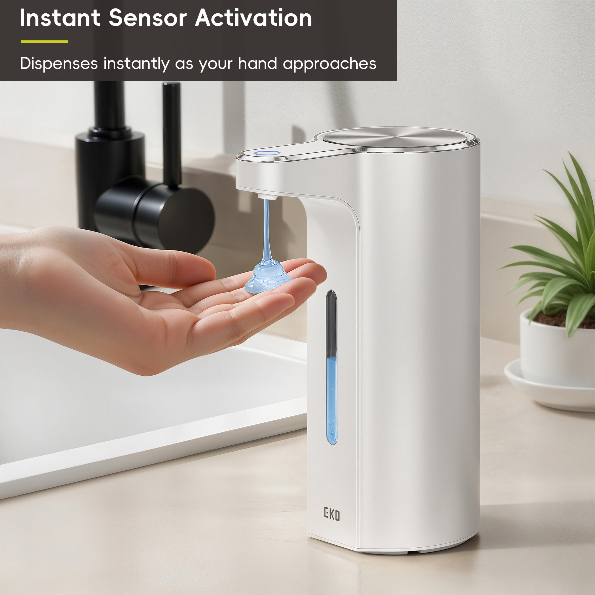 eko-aroma-pro-touchless-automatic-liquid-soap-dispenser-13-5-fl-oz-400ml-matte-w image 3