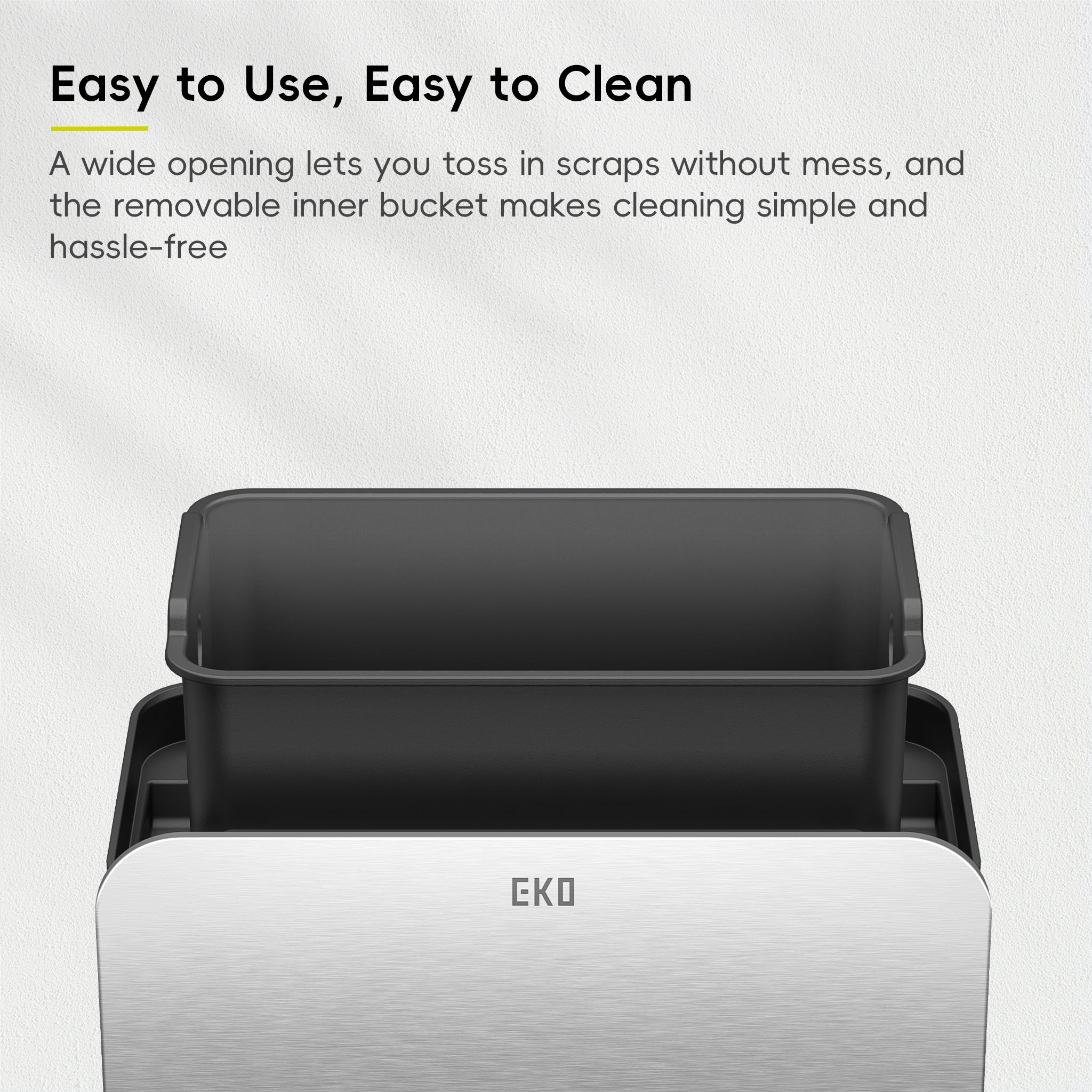 eko-deluxe-puro-7l-1-85-gal-compost-bin-with-liner-matte-black image 8