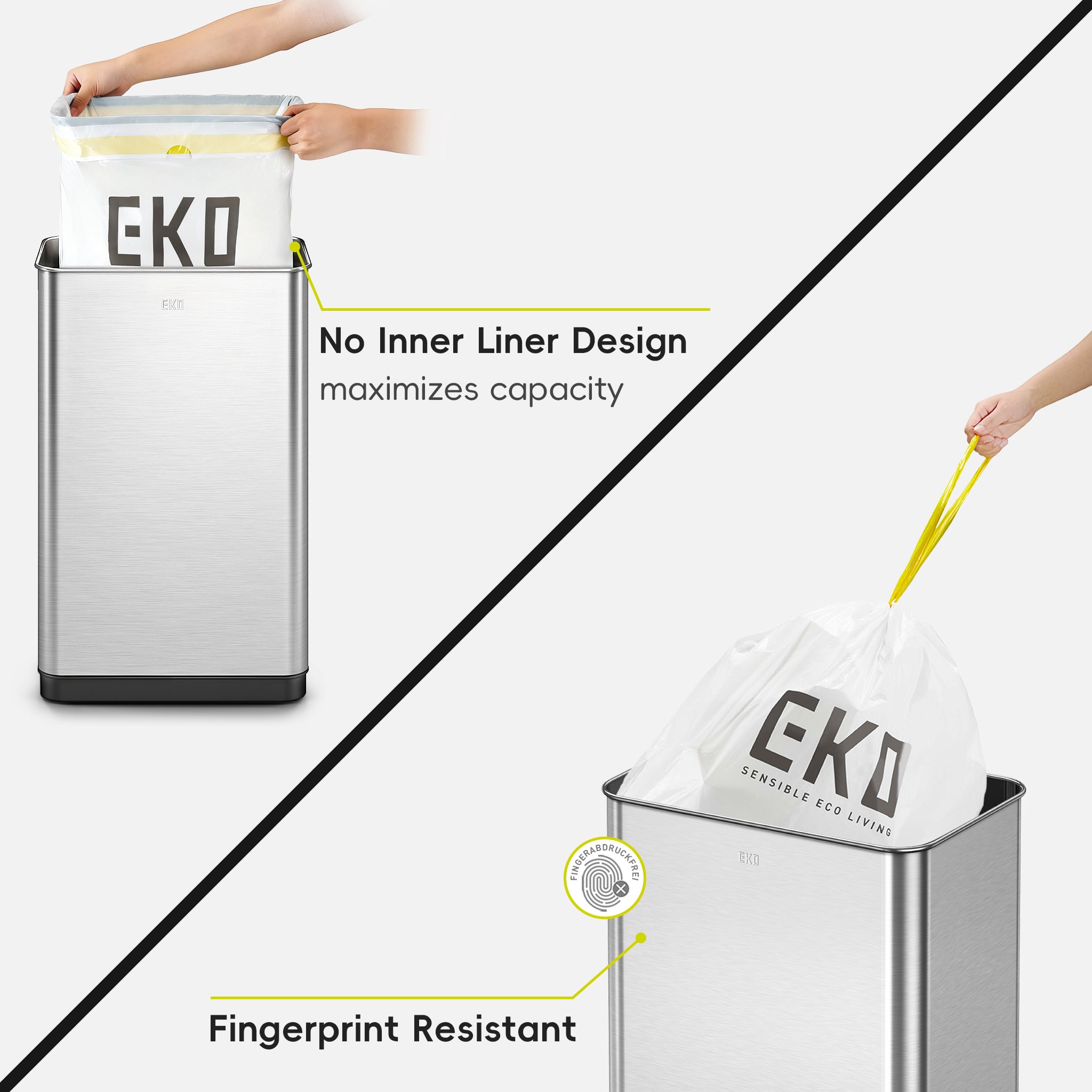 eko-mirage-t-50-liter-13-gallon-motion-sensor-can-stainless-steel image 5