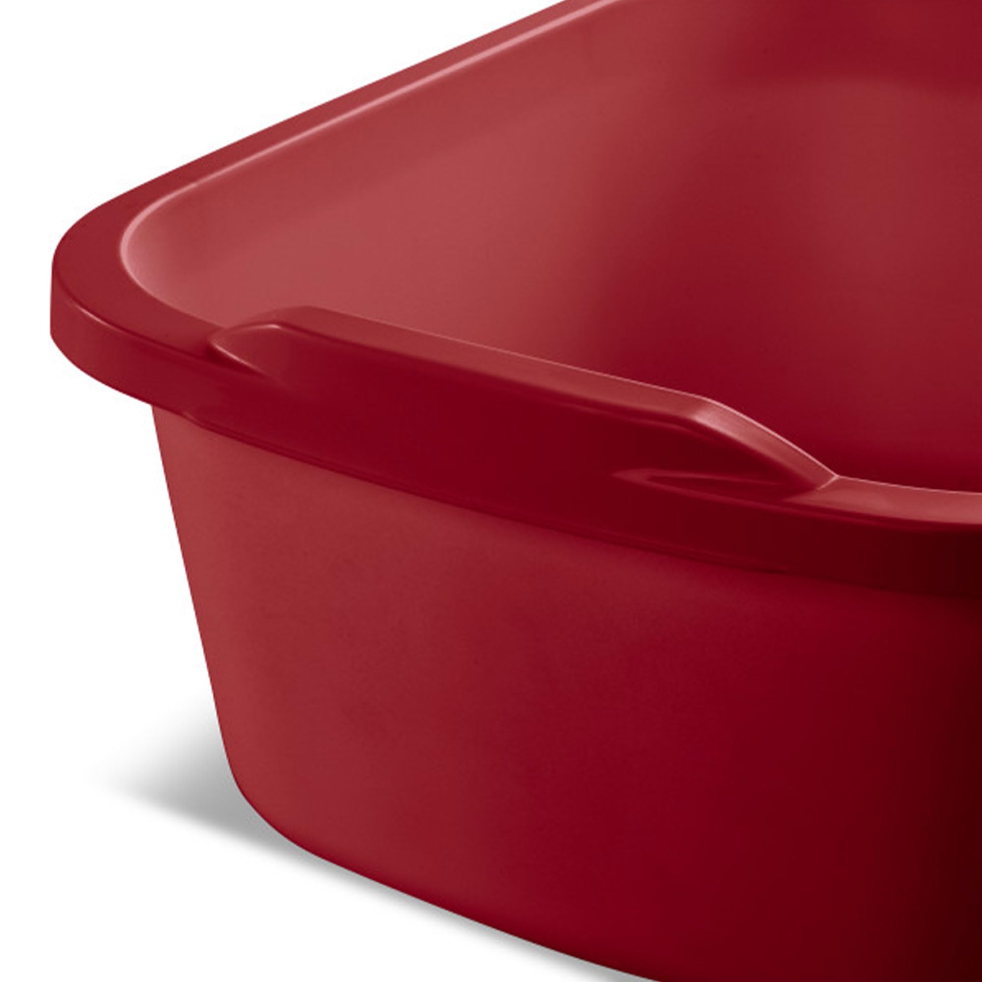 sterilite-extra-large-12-quart-dish-washing-storage-pan-red-8-pack image 7