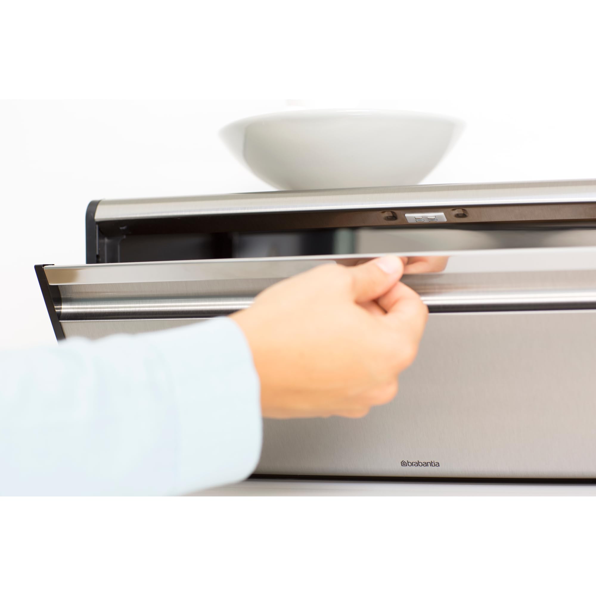 brabantia-rectangular-fall-front-bread-box-matt-steel-large-capacity-with-magnet image 5