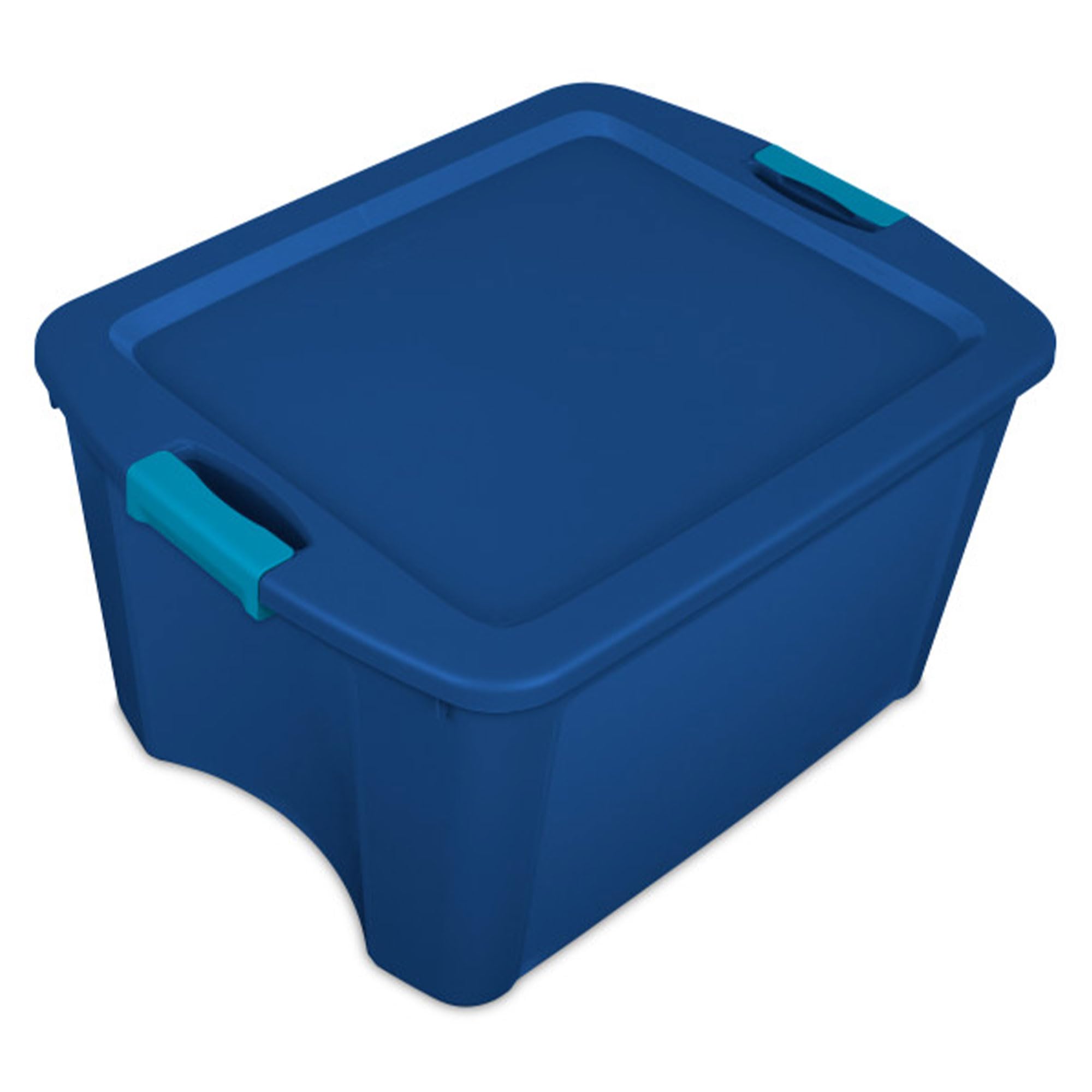 sterilite-18-gal-latch-and-carry-stackable-storage-bin-with-latching-lid-plastic image 1