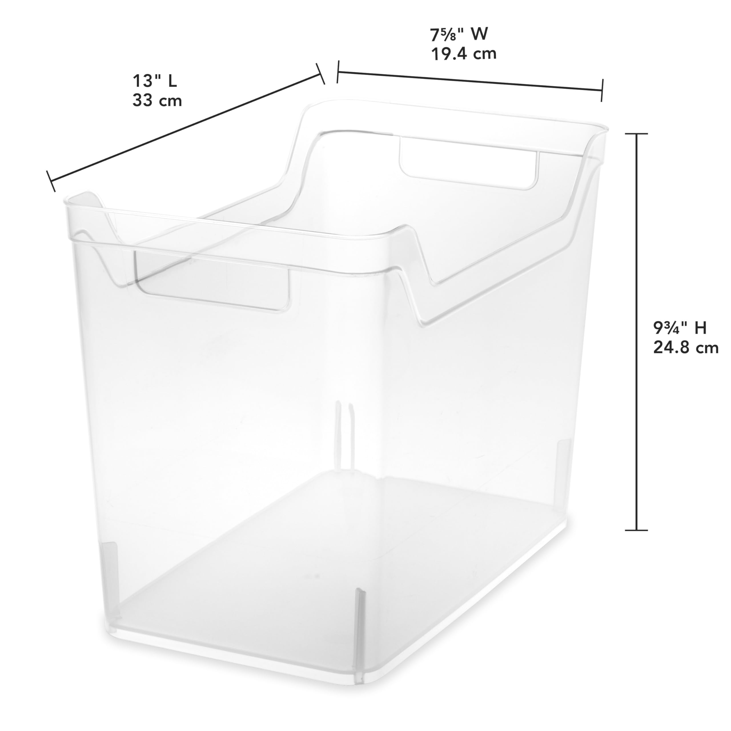 sterilite-medium-shelf-bin-with-handles-clear-plastic-storage-container-6-pack image 5