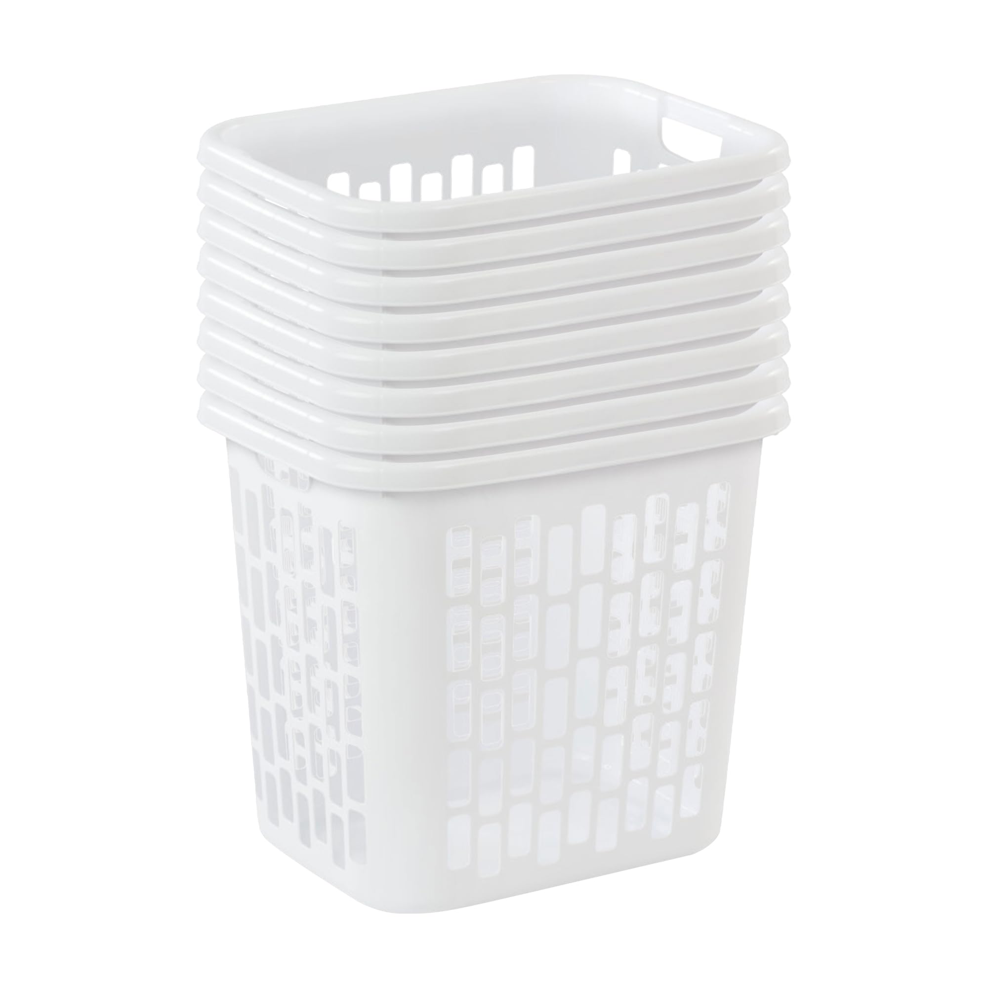 sterilite-ultra-easy-carry-laundry-basket-large-plastic-hamper-with-integrated-h image 8