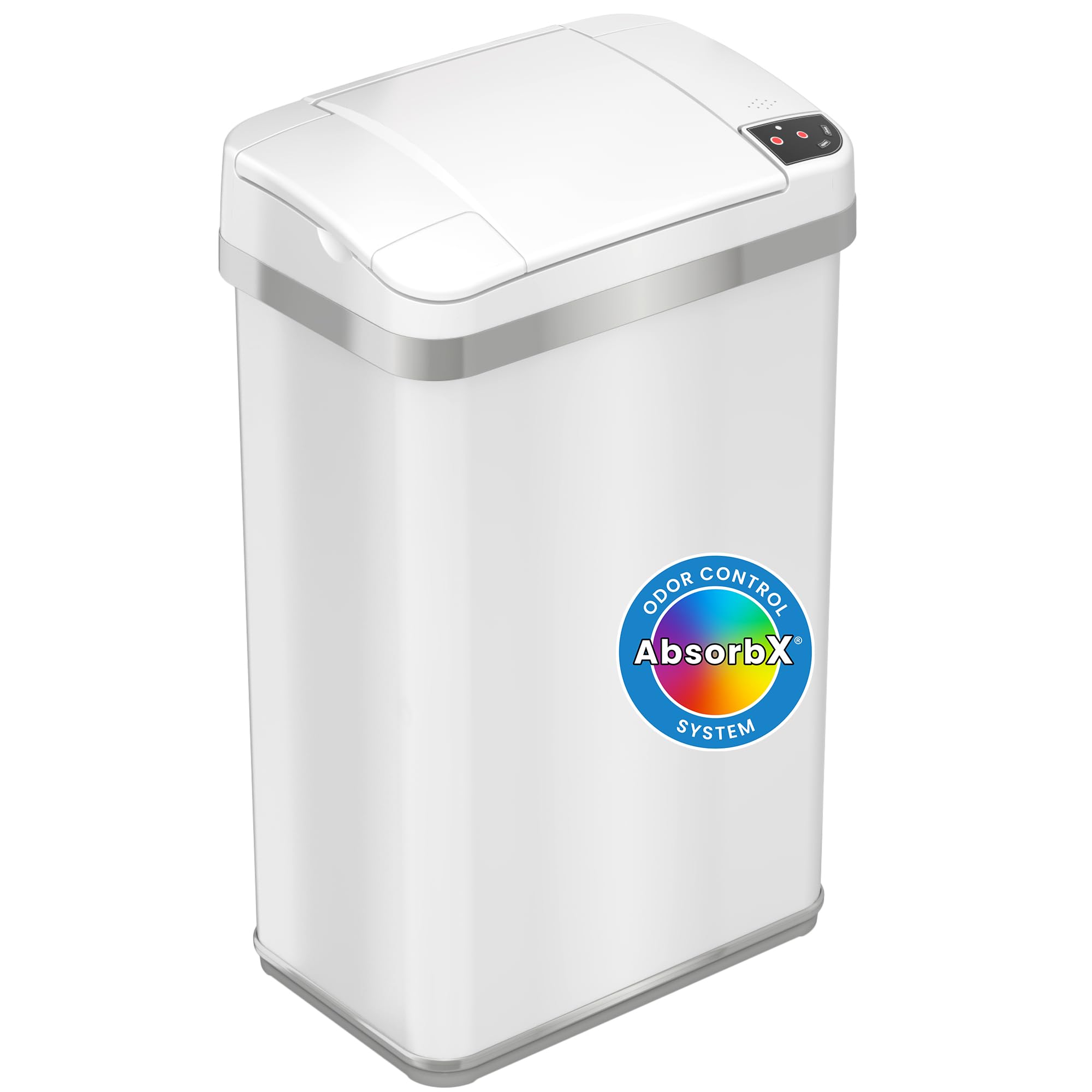 itouchless-4-gallon-sensor-trash-can-with-absorbx-odor-filter-and-fragrance-touc image 1