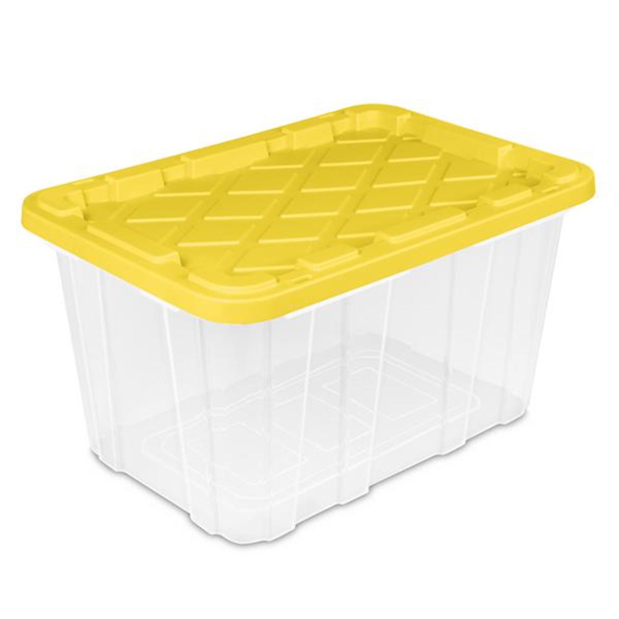 sterilite-27-gallon-industrial-storage-box-with-lids-4-pack-yellow image 7