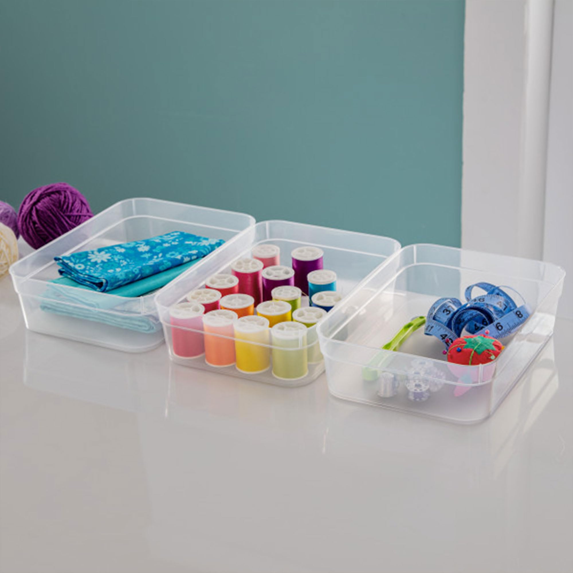 sterilite-large-storage-tray-containers-24-pack-clear-durable-desktop-drawer-org image 5