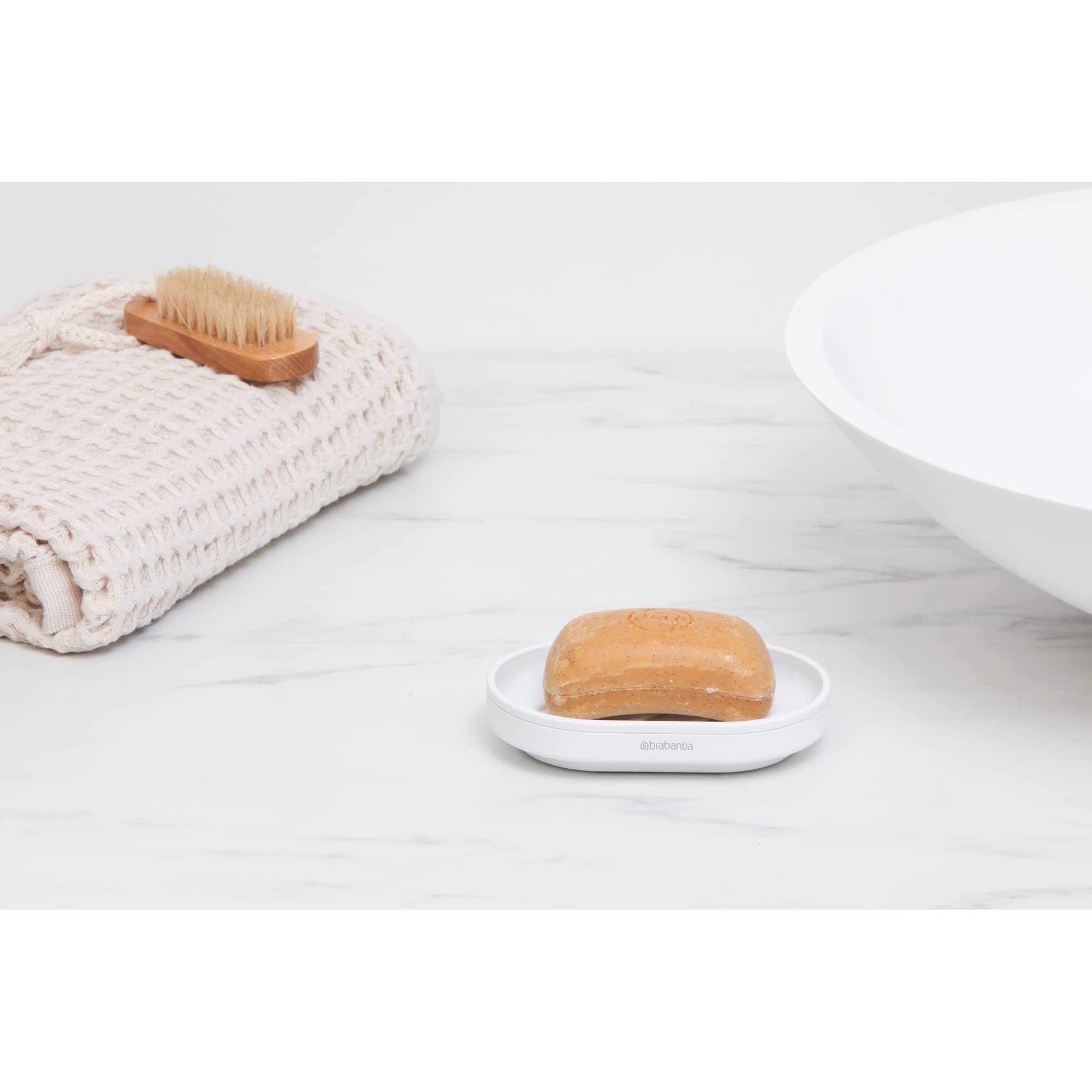 brabantia-mindset-soap-dish-mineral-fresh-white-anti-rust-metal-non-slip-basin-s image 6