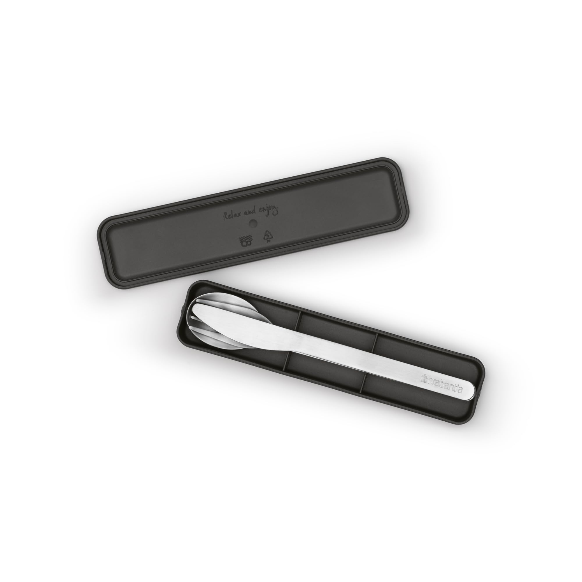 brabantia-make-take-cutlery-set-with-case-3-piece-stainless-steel-travel-cutlery image 3