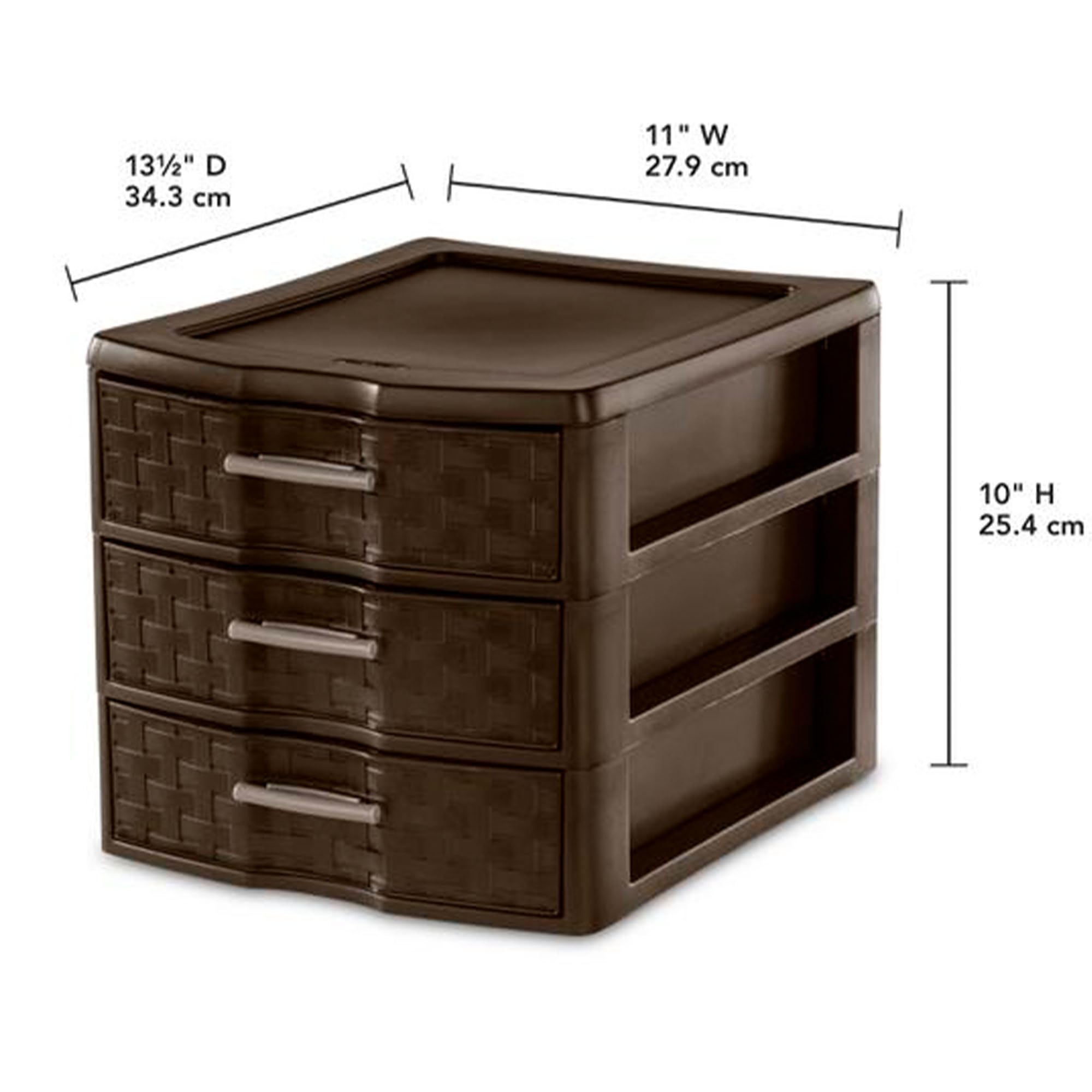 sterilite-medium-weave-craft-office-supplies-3-drawer-storage-organizer-4-pack image 3