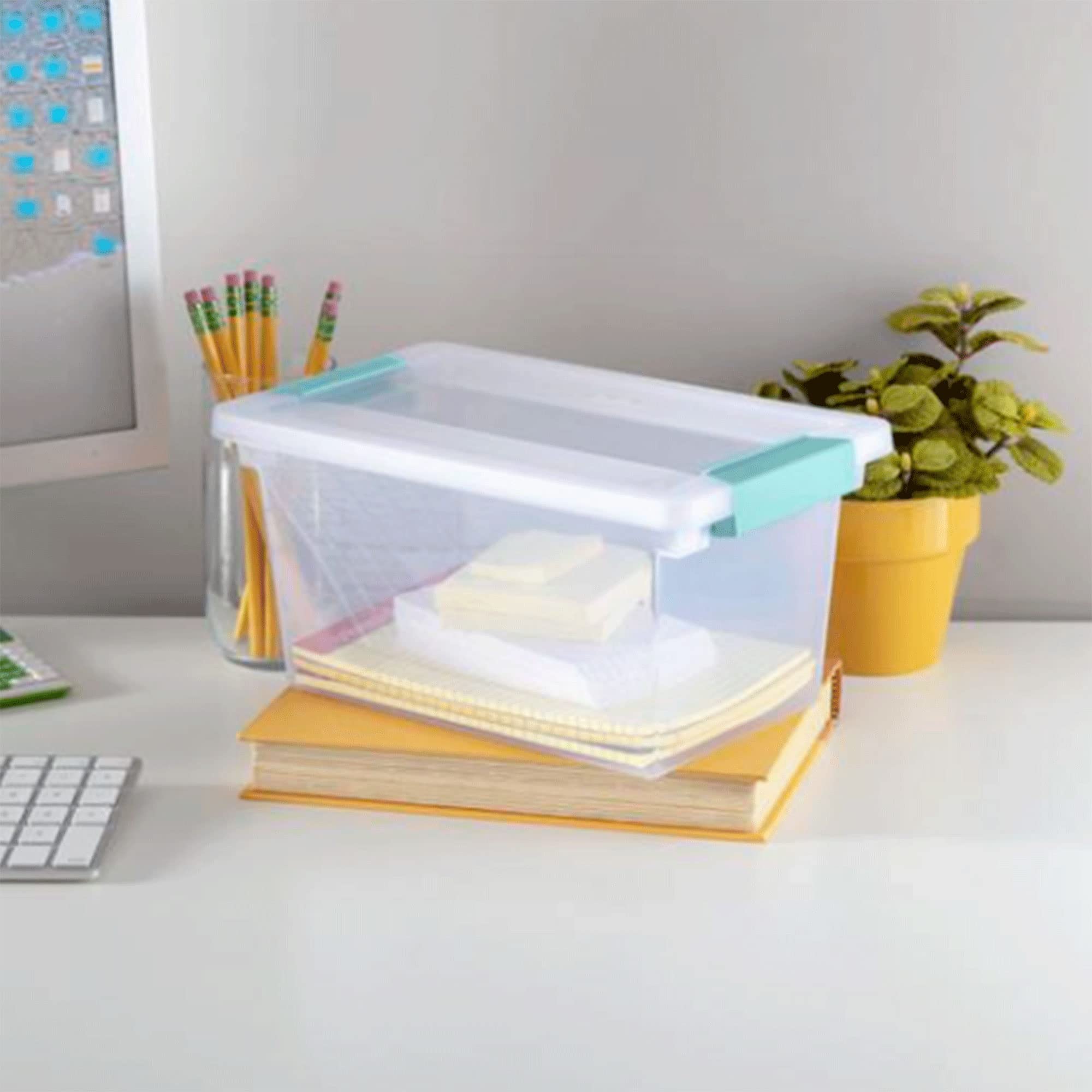 sterilite-medium-clip-storage-box-container-with-latching-lid-24-pack-for-home-o image 6